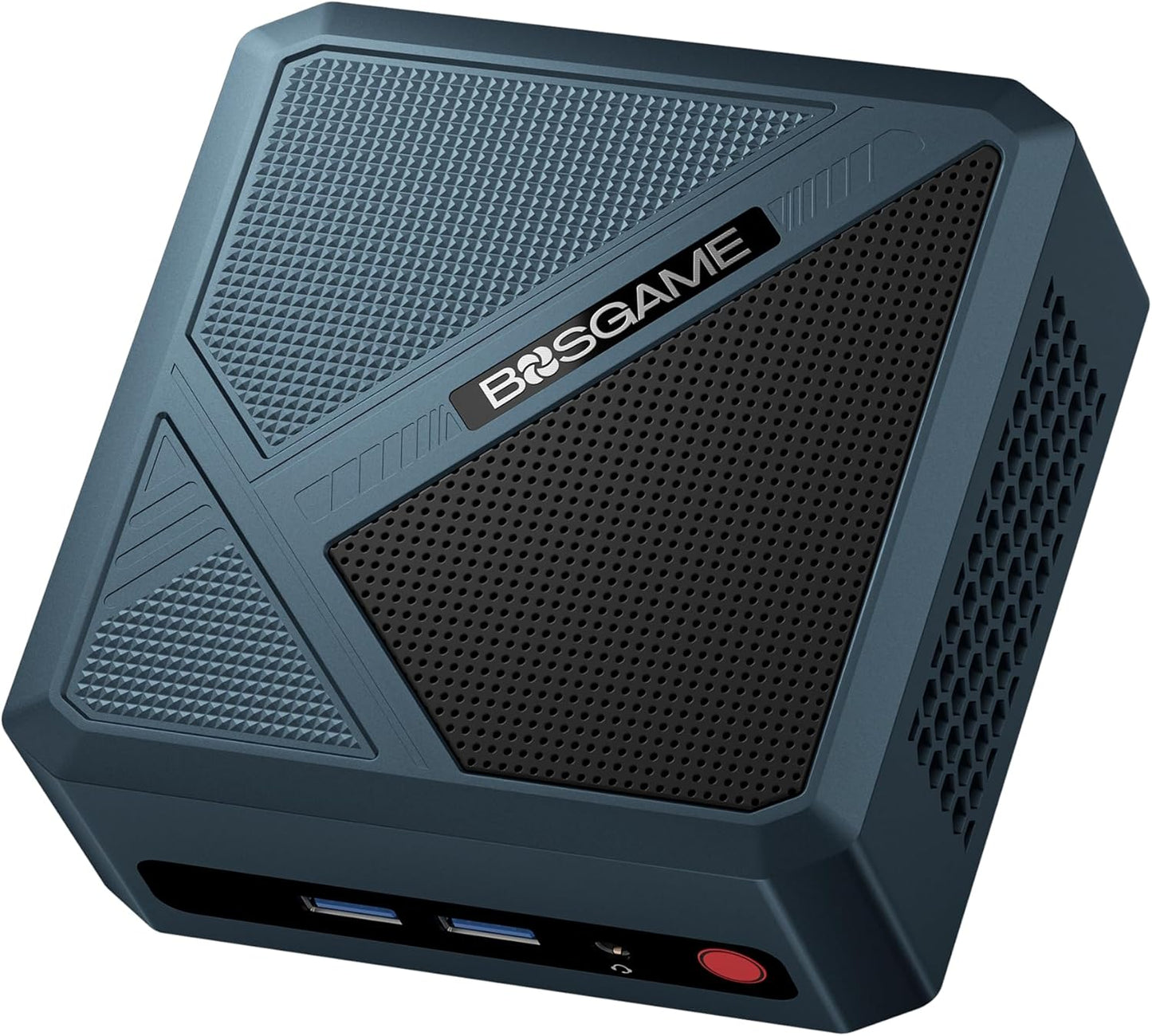 BOSGAME P4 Gaming Mini PC Ryzen 7 5700U 32GB RAM 1TB NVMe M.2 2280 SSD, 11-Pro OS Mini Computers, Micro PC 4K 60Hz Triple Display, HDMI+DP+Type-C, WiFi 6E, BT5.2, PD3.0, Dual 2.5GbE LAN