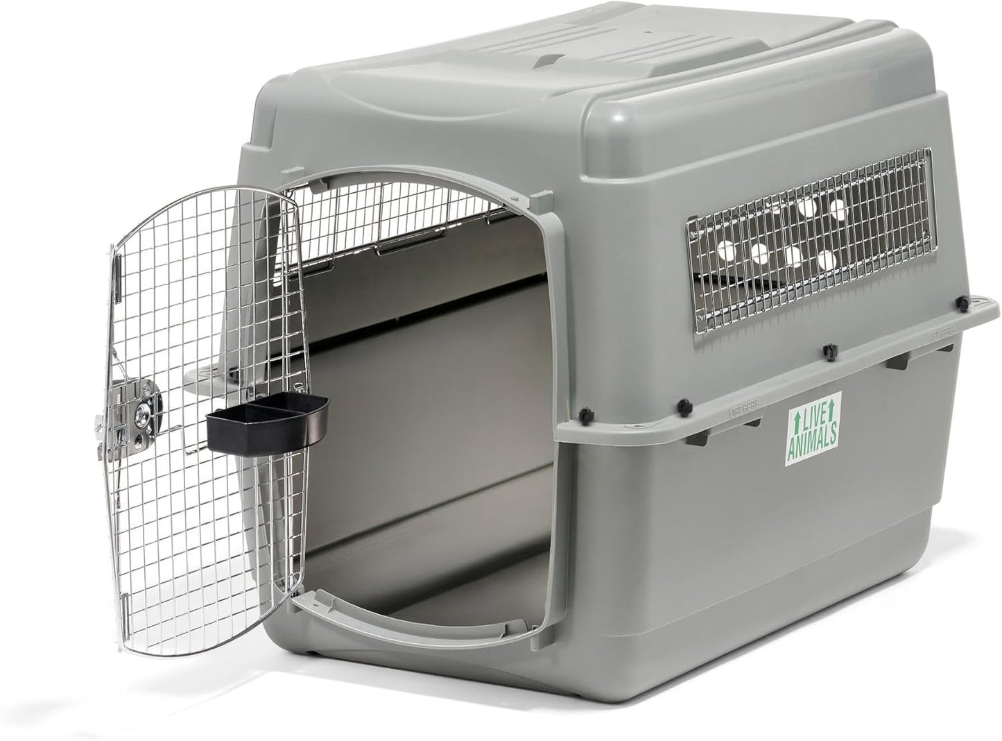 Petmate 00200 Sky Kennel for Pets from 25 to 30-Pound, Light Gray