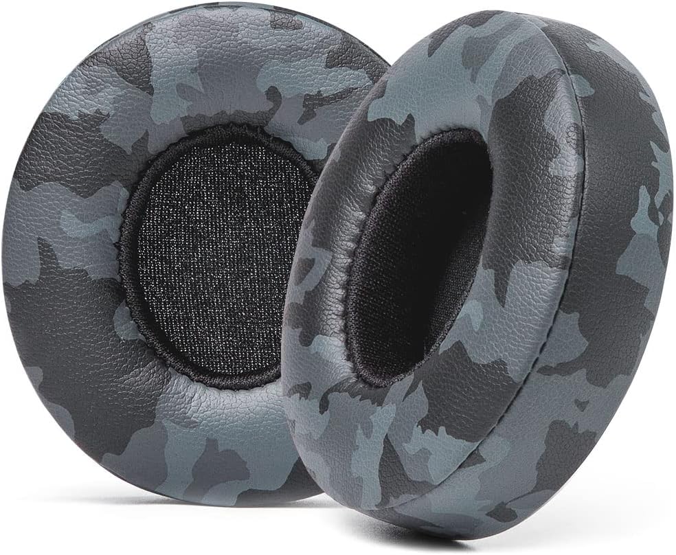 WC Extra Thick Replacement Earpads for Beats Solo 2 & 3 by Wicked Cushions - Ear Pads for Beats Solo 2 & 3 Wireless ON-Ear Headphones - Soft Leather, Luxury Memory Foam, Strong Adhesive | White