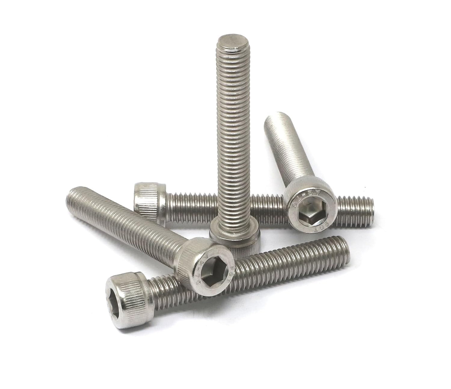 iexcell 25 Pcs M6 x 20mm Thread Pitch 1 mm Stainless Steel 304 Hex Socket Head Cap Screws Bolts Kit