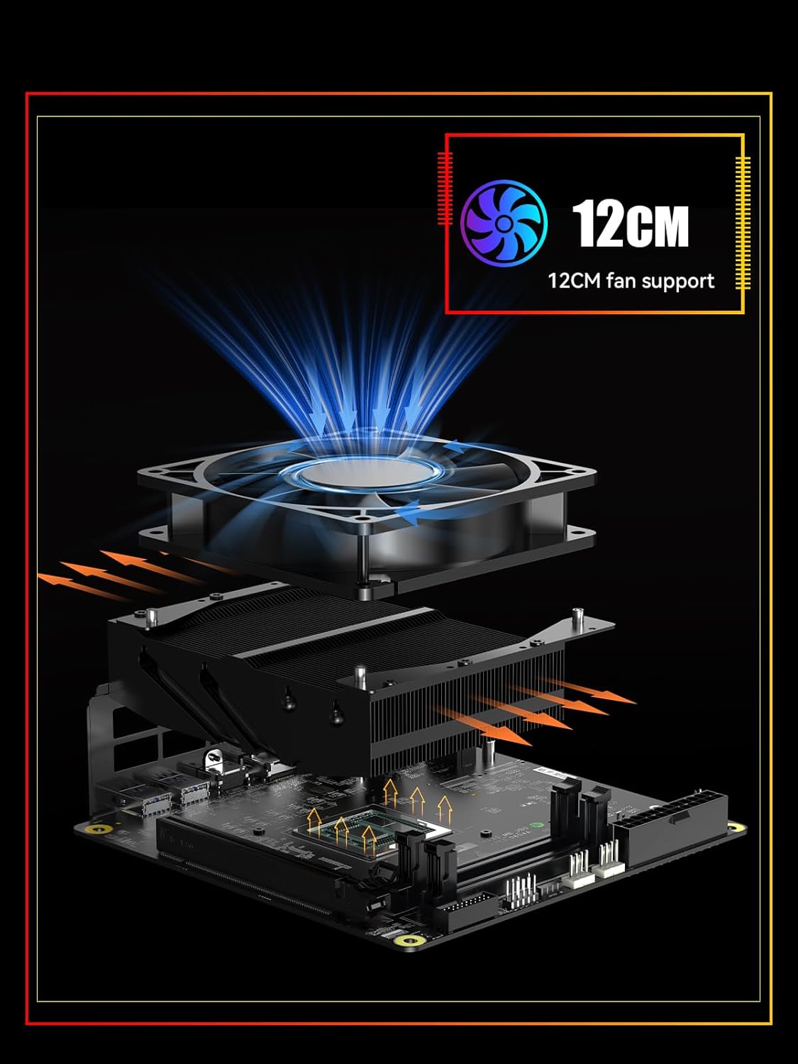 MINISFORUM BD795i SE Mini ITX Motherboard, AMD Ryzen 9 7945HX, 16 C/32 T,Up to 5.4 GHz,PCIe 5.0 x16 Slot, Dual PCIe4.0 M.2 Support, DDR5,8K Triple Output with HDMI/DP/USB-C, RJ45 2.5G, USB 3.2 Gen 2