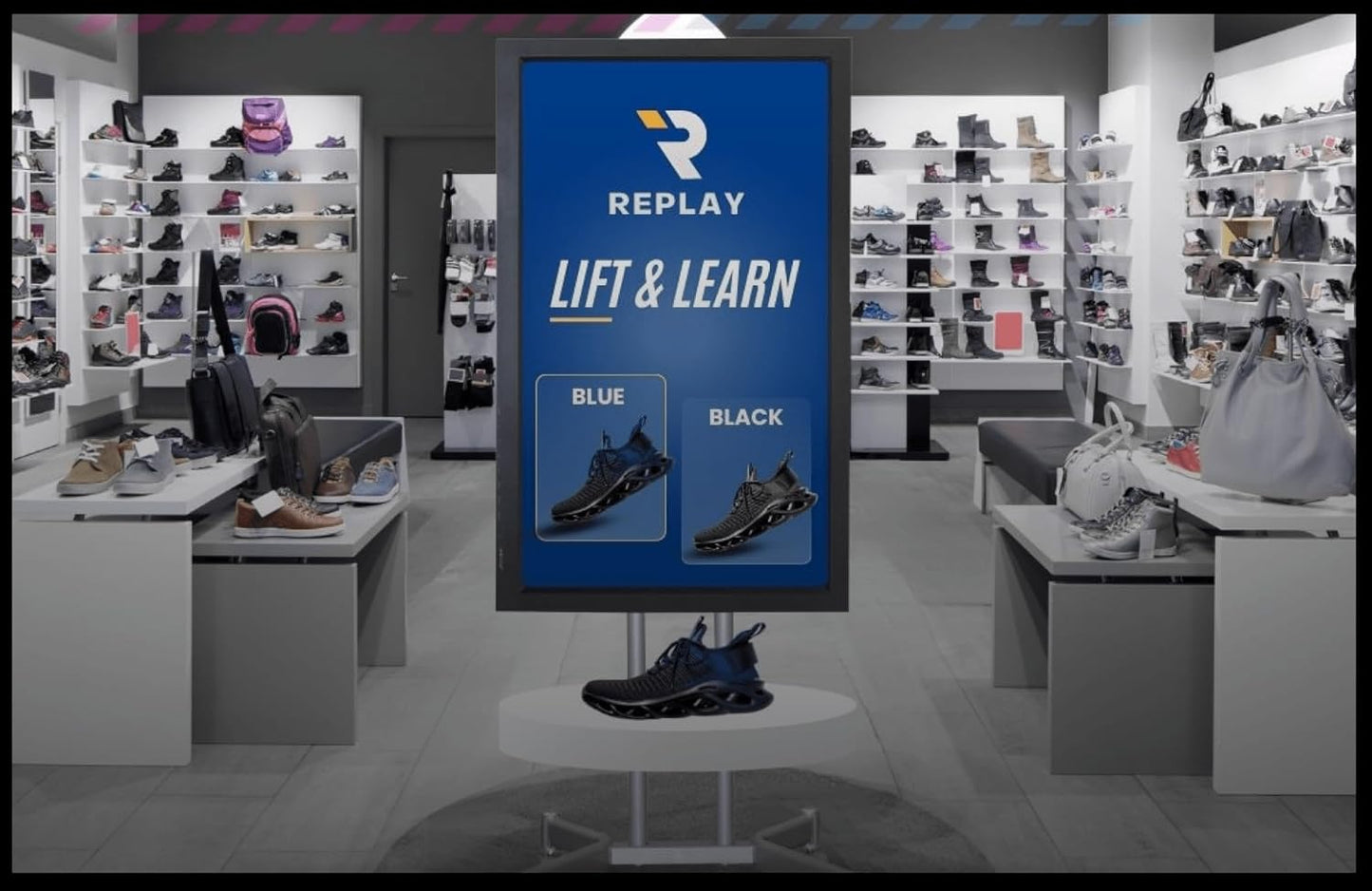 Digital Signage Player, Cloud-Based Content Management System with Mobile App Control by Retailr