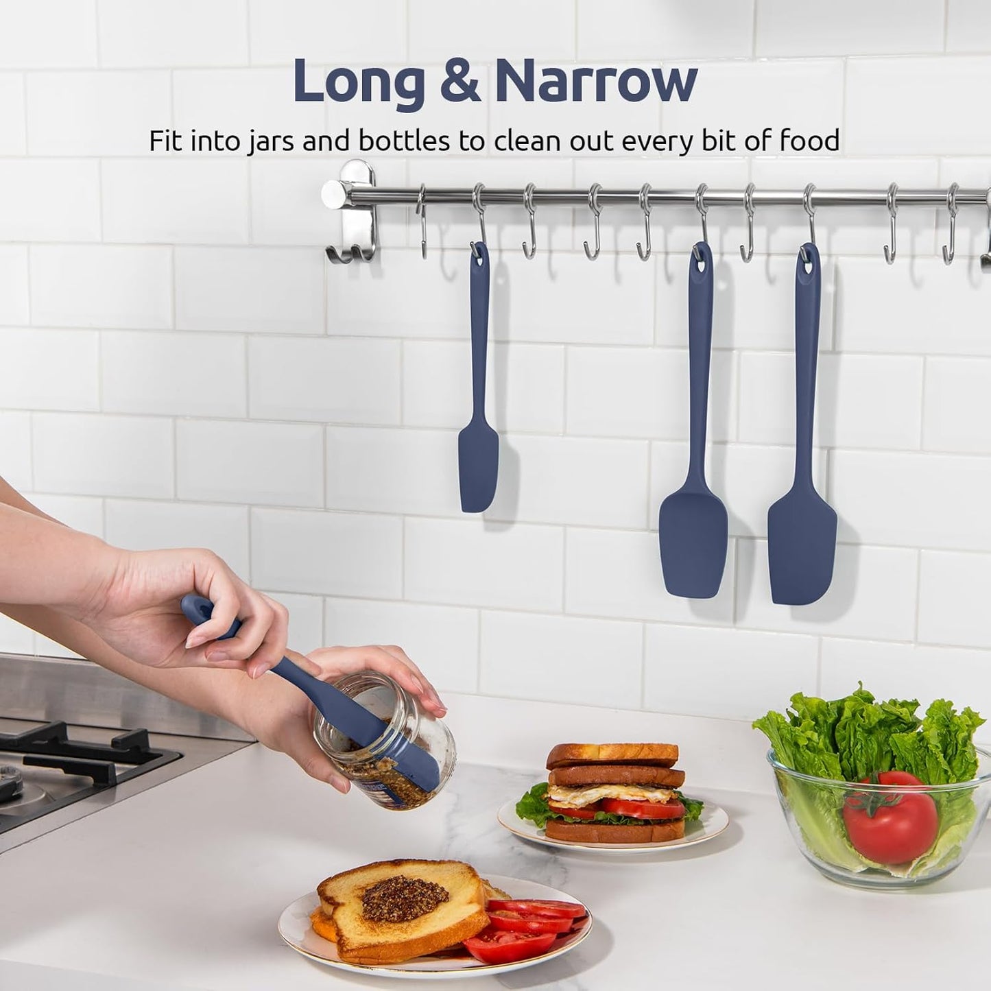 Purilite Select Midnight Blue Silicone Spatula