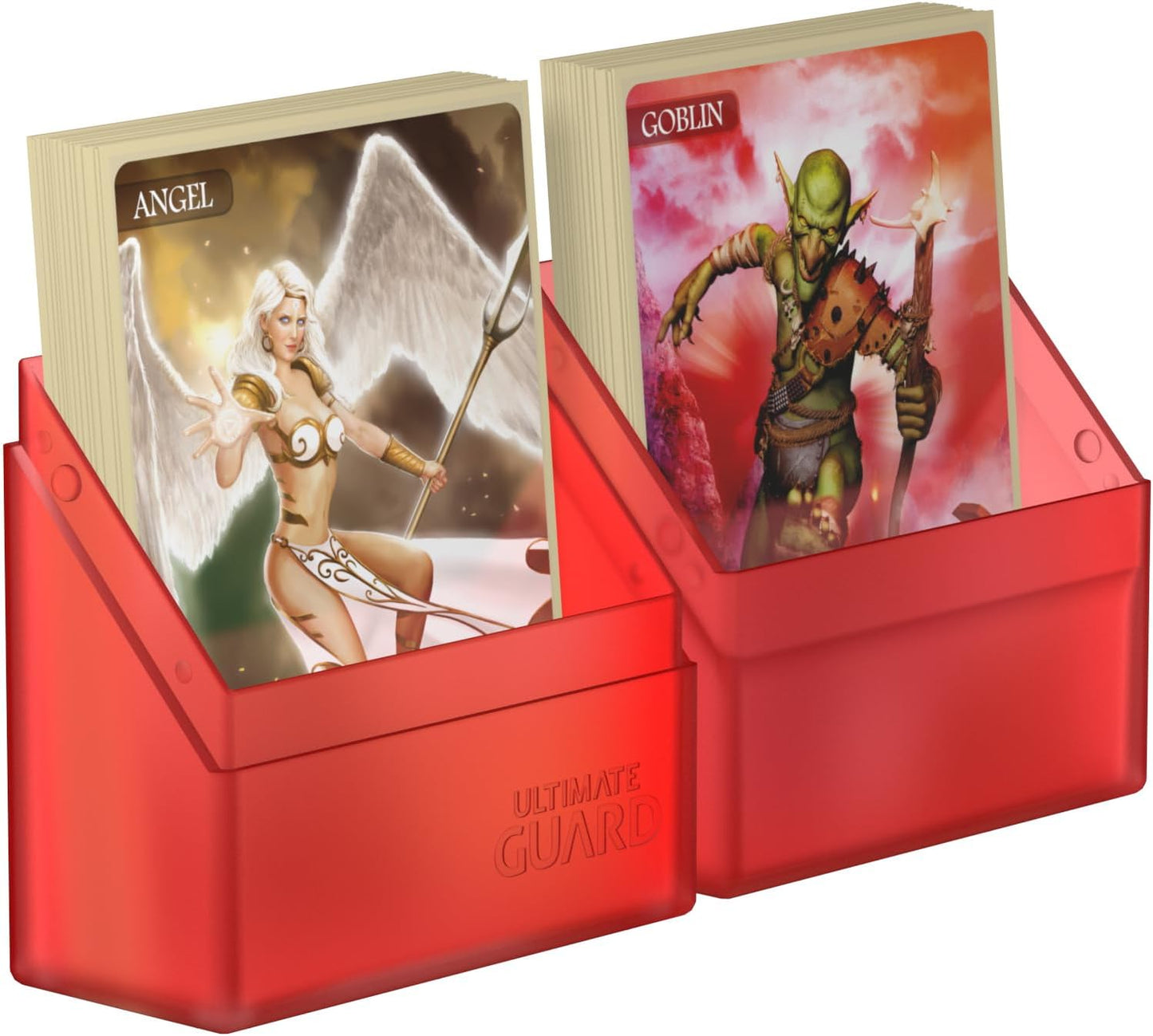 Ultimate Guard Boulder 100+ Classic, Deck Case for 100 Double-Sleeved TCG Cards, Onyx, Secure & Durable Storage for Trading Card Games, Soft-Touch Finish
