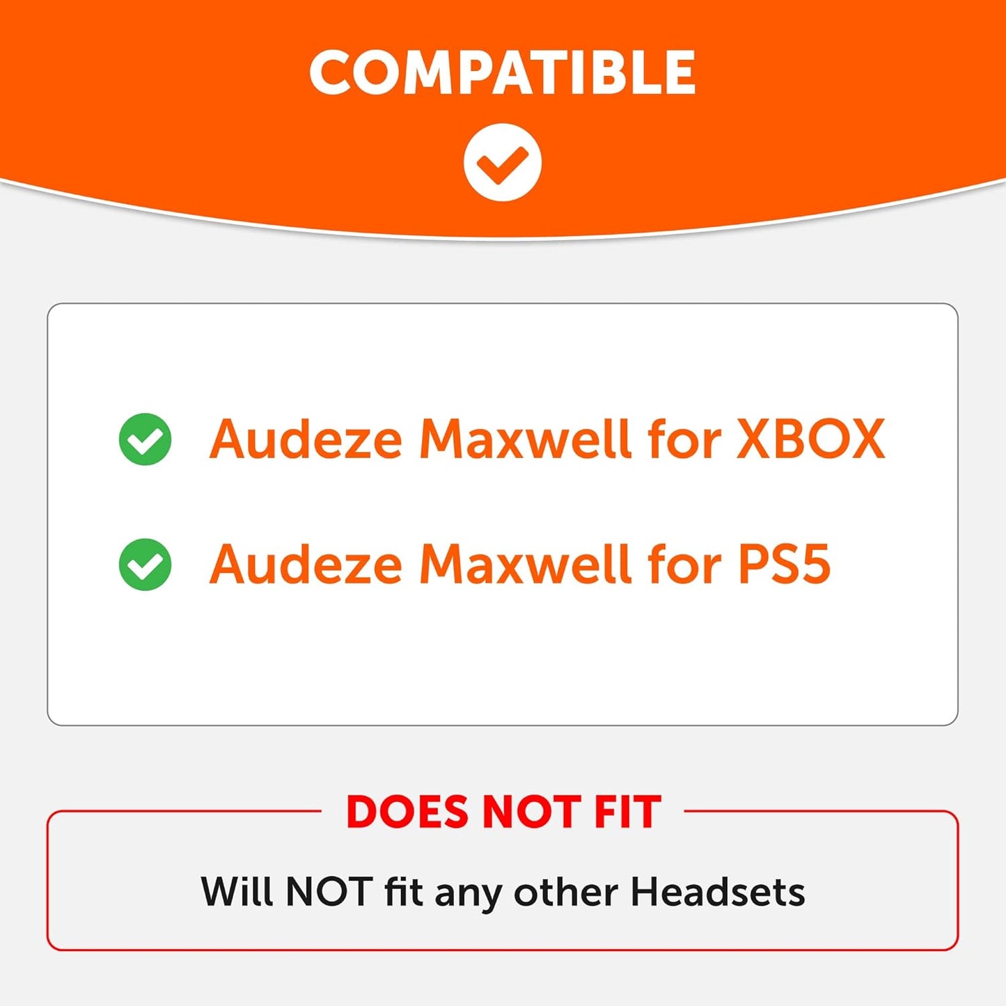 WC Freeze Maxwell - Cooling Gel Replacement Earpads for Audeze Maxwell Headphones by Wicked Cushions - Elevate Comfort, Durability, Thickness & Sound Isolation for Epic Gaming Sessions | Black
