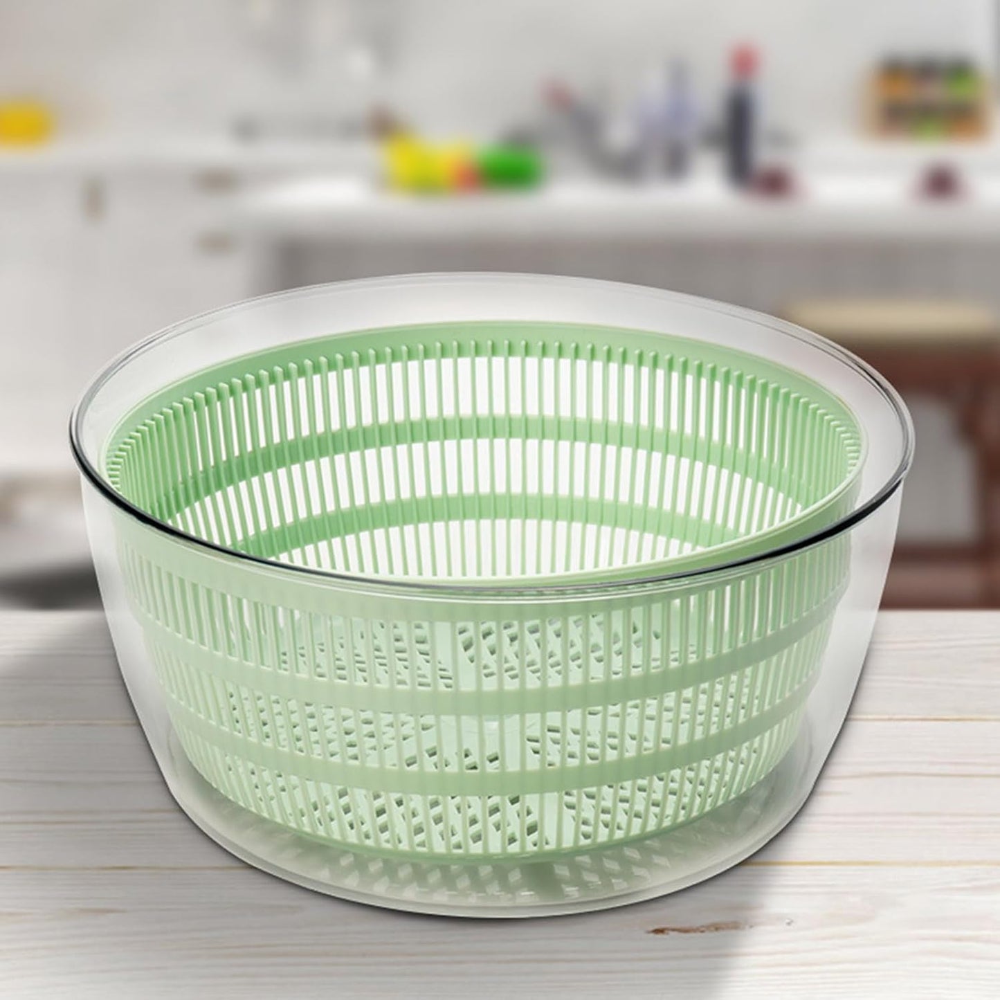 Salad Spinners Lettuces Dryer with Drain Lettuces Spinners for Vegetable Multi-Functional Kitchen Helper Fruit Washing