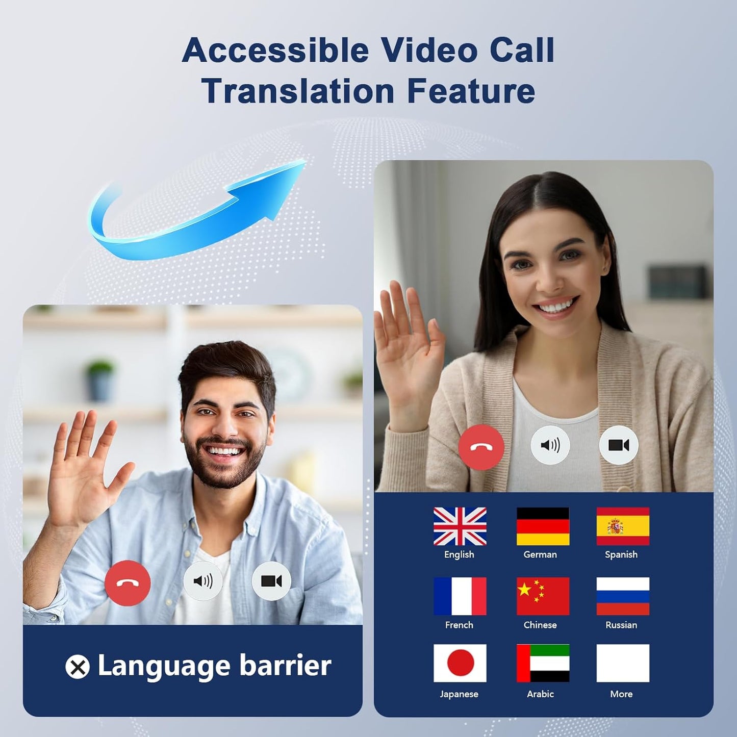 AI Language Translation Earbuds, Real-Time Translator for 164 Foreign Languages & Accents Includes Free Subscription Translation Device Earphones for Travel Business Learning, Black