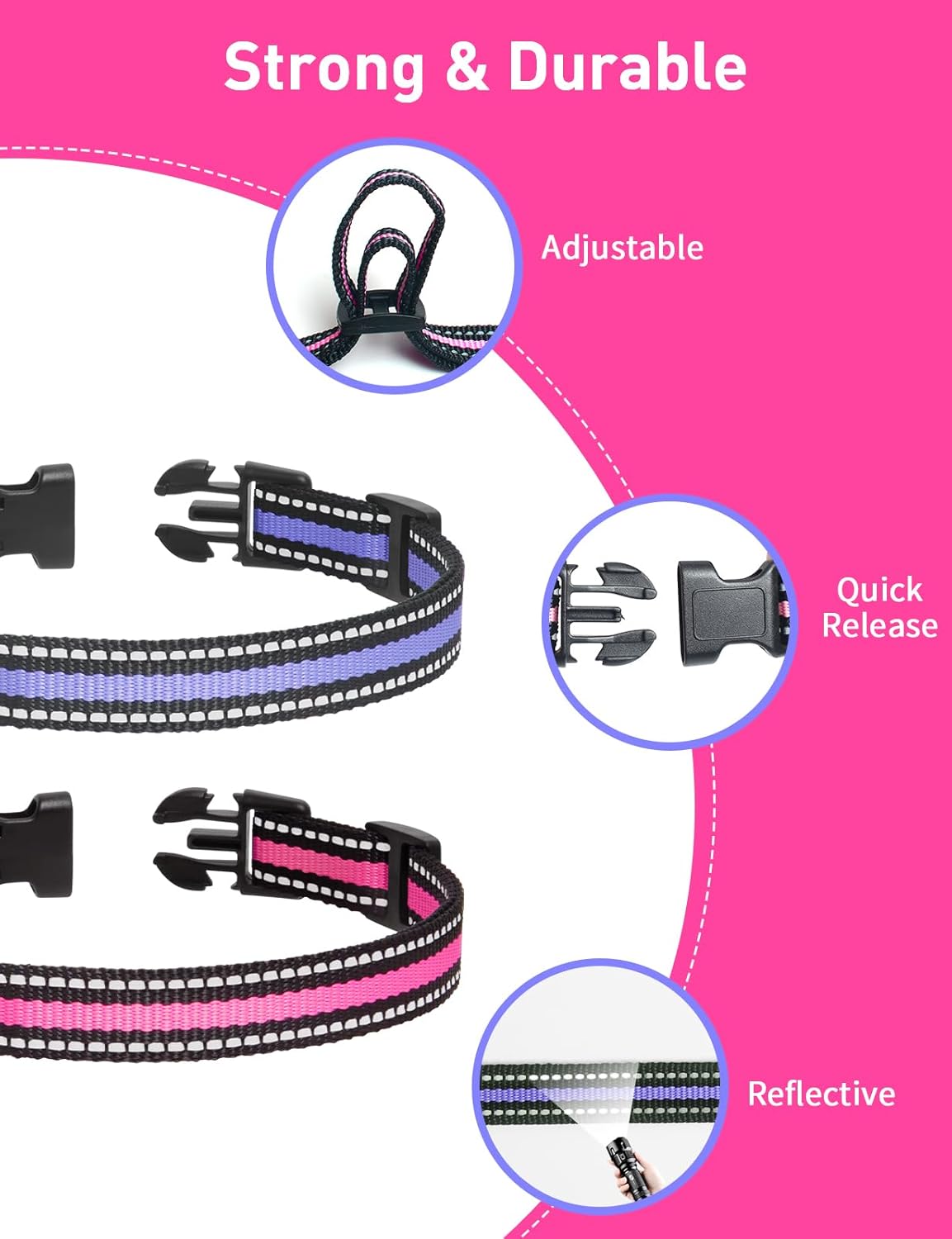 DOGLinsen 2-in-1 Bark and Shock Collar for Dogs, Smart Anti Barking Dog Training Collar with 5 Adjustable Sensitivity, Automatic Bark Collar with Remote, Vibration, Beep, Shock and Automatic