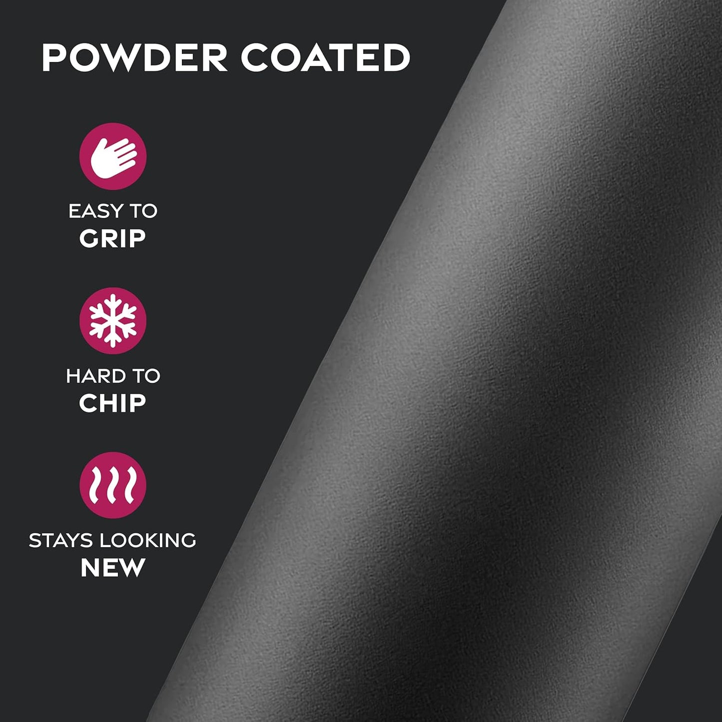 FineDine Water Bottle - Stainless Steel Insulated Water Bottle with Straw Lid, Flip Lid & Wide-Mouth Cap - Keeps Hot and Cold - 25 Oz / 739ml - Pure Pearly White