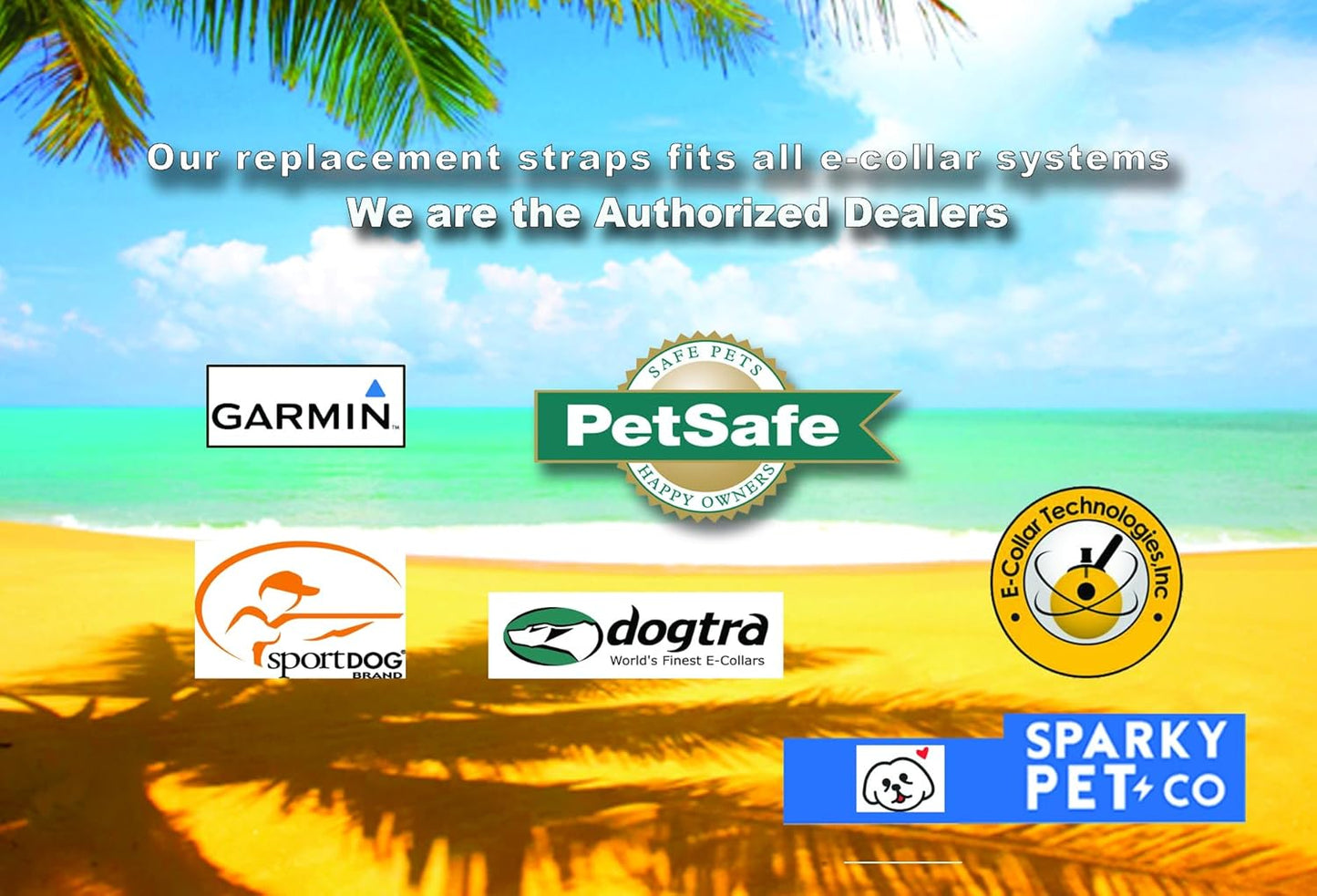 Replacement Strap for Dogtra Collars - 3/4" Wide Ultra-Durable Dog E-Collar Replacement for Training, Bark, Shock, Electric, and GPS Collars - 28" Adjustable Length Solid Black