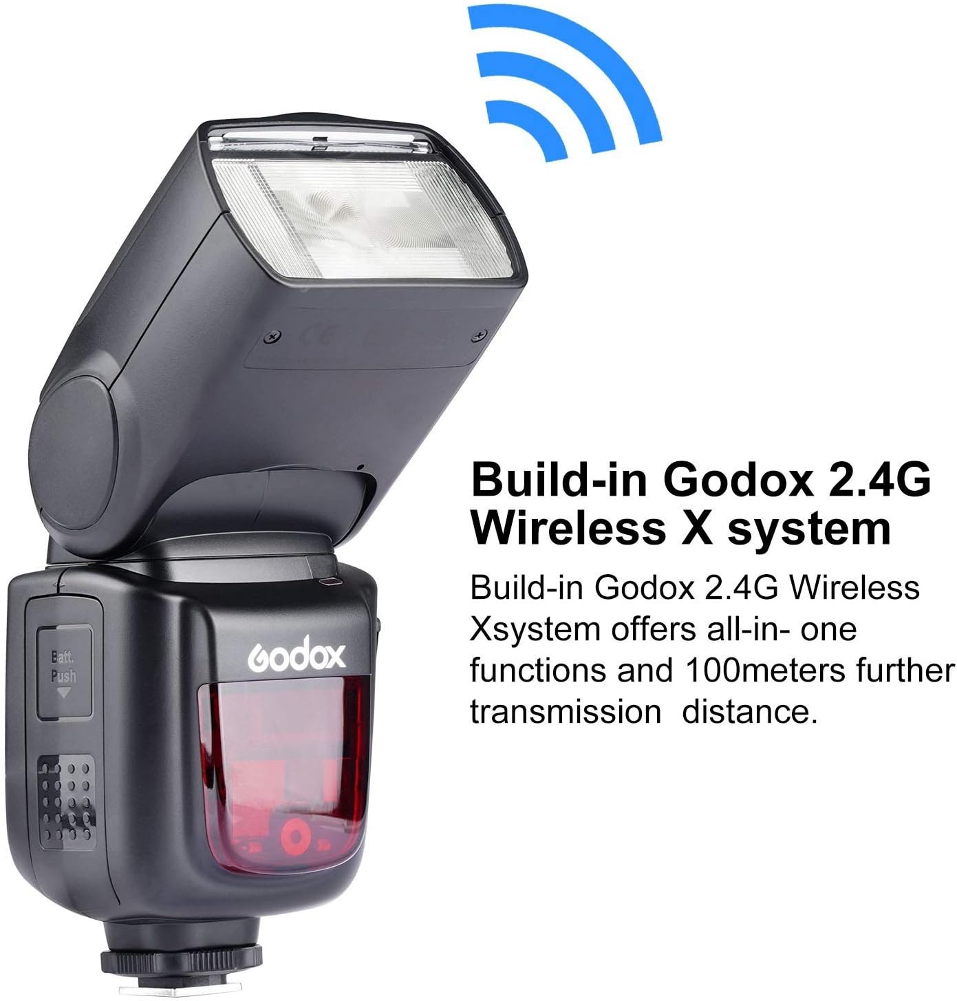 GODOX V860II-C Kit E-TTL High-Speed Sync 1/8000s 2.4G GN60 Li-ion Battery 1.5s Recycle Time Camera Flash Speedlite Light for Canon EOS Cameras (V860II-C)