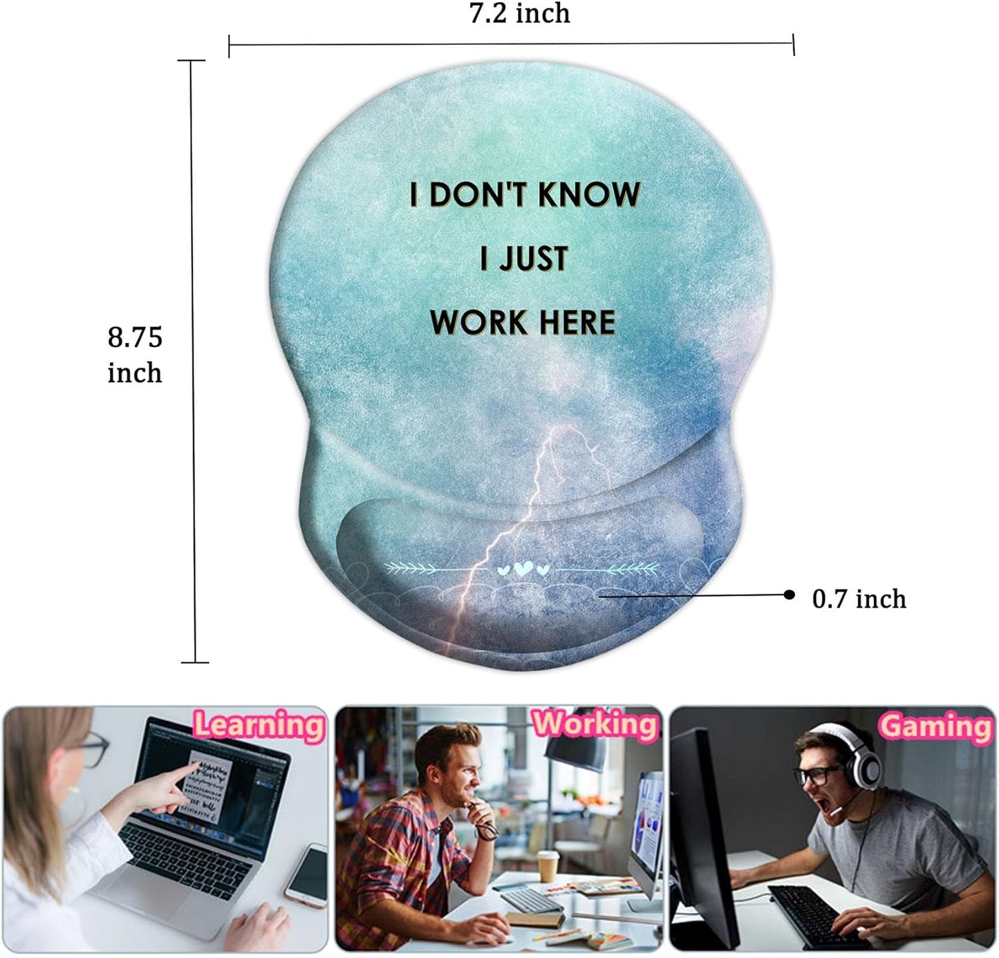 Purilite Select Ergonomic Mouse Pad