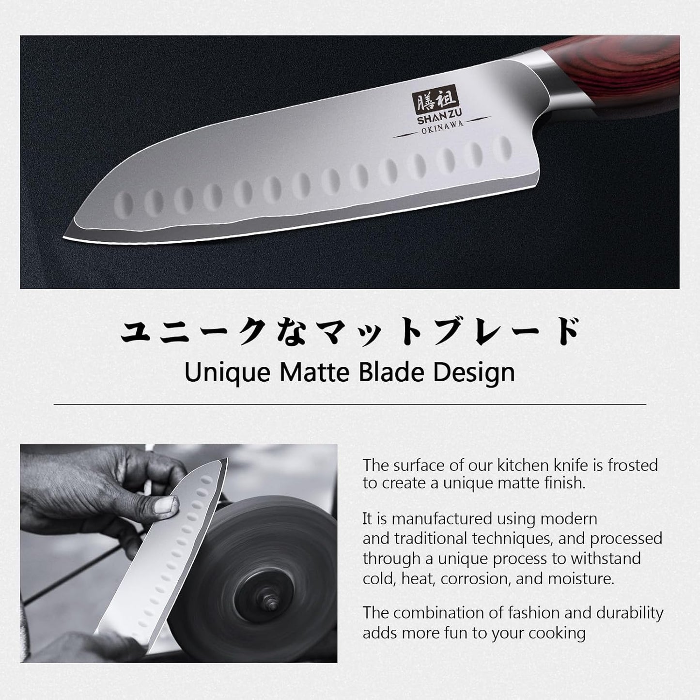 SHAN ZU Fillet Knife 7 inch, Razor Sharp Boning Knife for Meat in 10Cr15Mov Japanese High Carbon Steel Fish Knife, Professional Kitchen with Flexible Blade and Ergonomic Pakkawood Handle