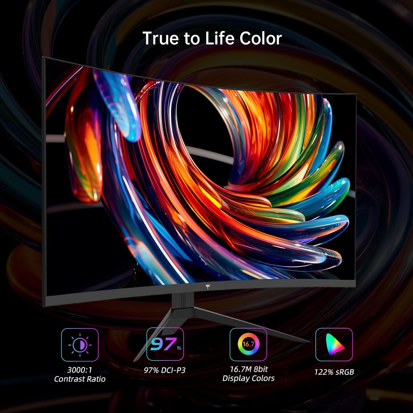 KTC 32 Inch 2K Computer Monitor, IPS 1440p Monitor with Ultra-Thin Bezels, HDR10, Freesync/G-sync, HDMI/DP Ports, Tilt Adjustable, Eyecare, Ideal for Business, Office, and Casual Gaming