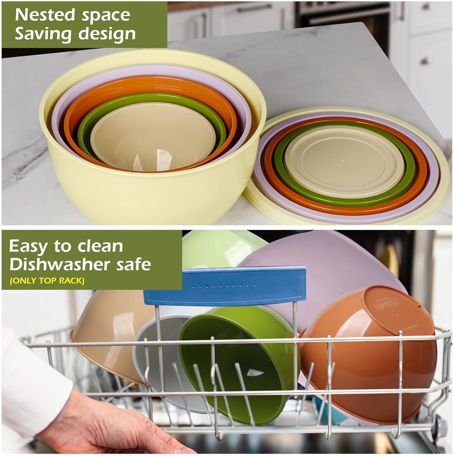 Purilite Select Plastic Mixing Bowl Set