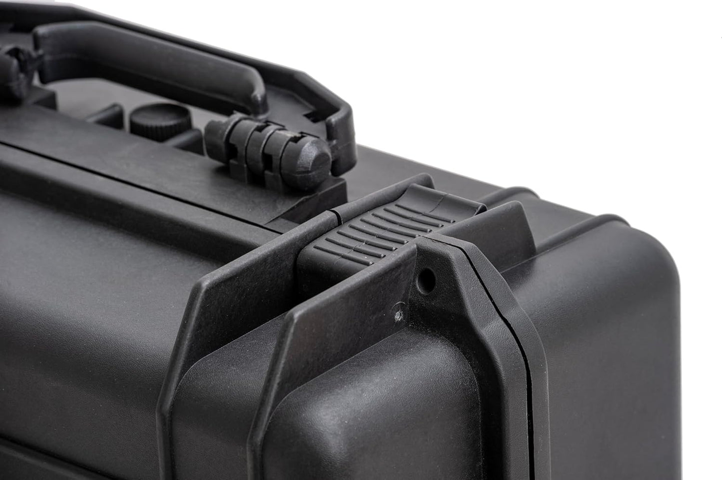 MEIJIA Portable Waterproof Protective Hard Case,Camera Case with Customizable Fit Foam Inserted, Elegant Black (9.17"x 7.56"x4.33")