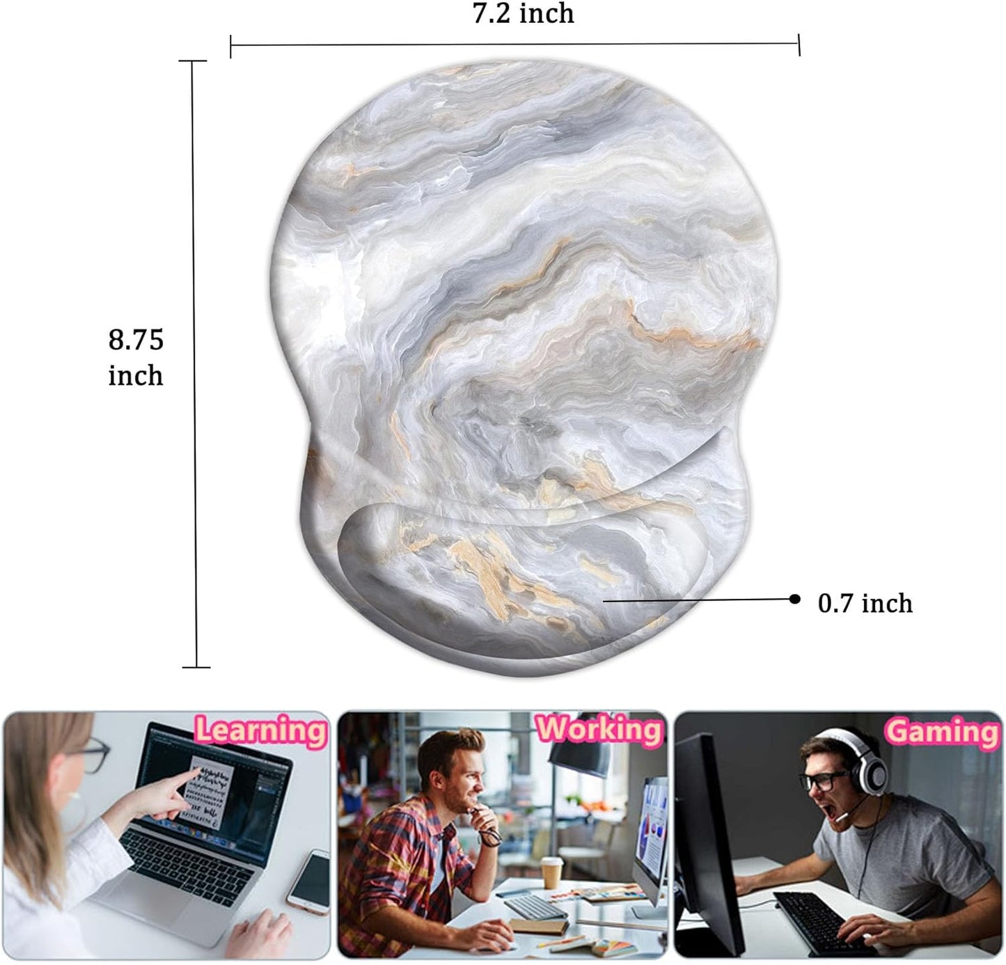 Purilite Select Ergonomic Mouse Pad