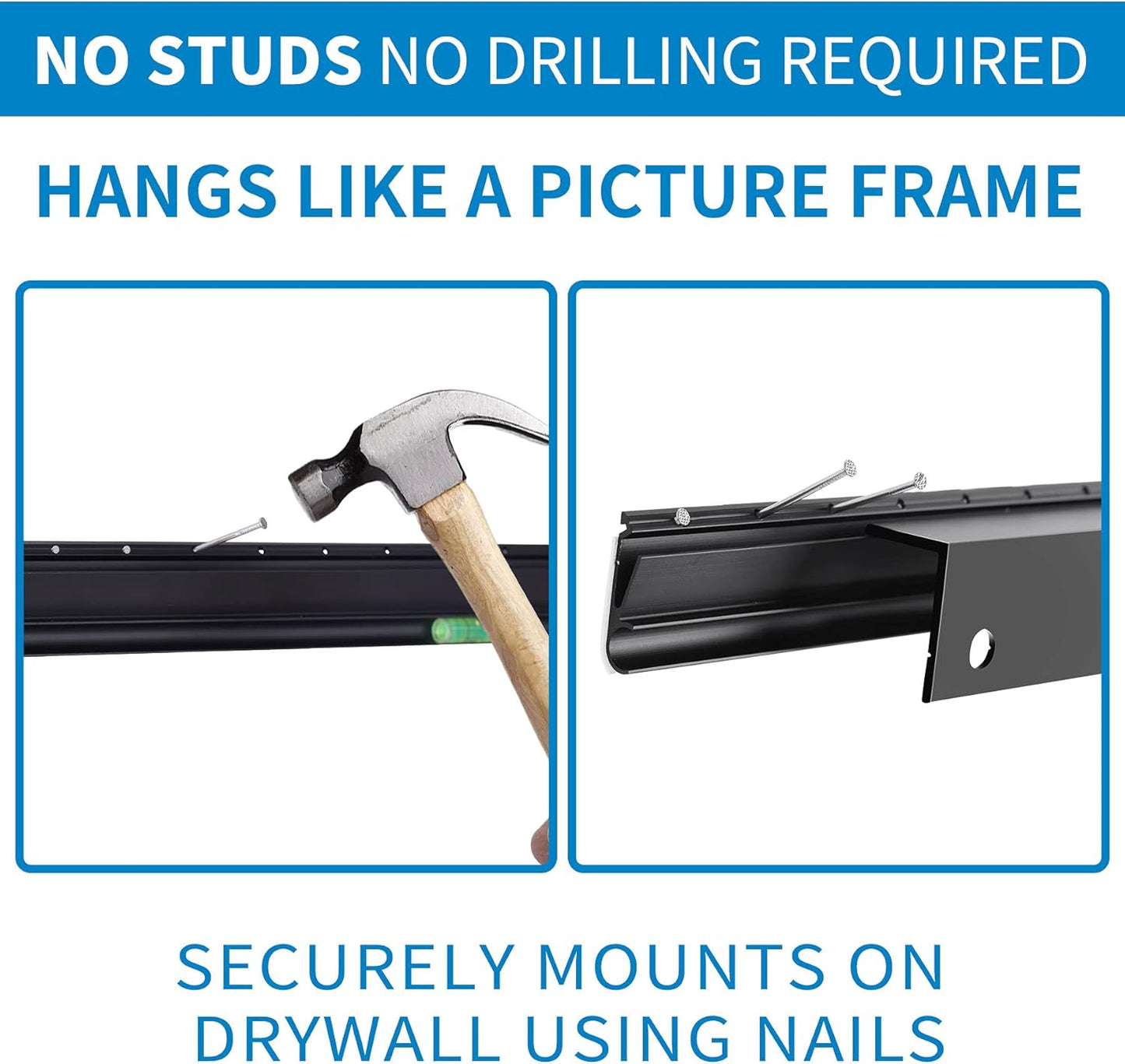 Studless Drywall TV Mount for 12-55 inch TVs, No Stud TV Wall Bracket Max VESA 400x400mm up to 100 lbs Universal Fits Most LED LCD Plasma Flat/Curved Screen TVs & Monitors