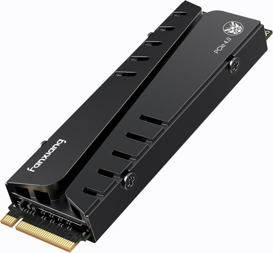 Fanxiang NVMe SSD 1TB M.2 SSD for PS5 with Heatsink,3D TLC NAND, with DRAM, M2 2280 PCIe Gen 4x4, Up to 7300MB/s Internal Solid State Drive Compatible with PS5, PC Desktop(S770)
