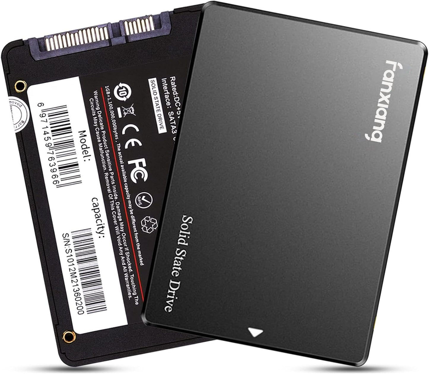 Fanxiang S101 1TB SSD SATA III 6Gb/s 2.5" Internal Solid State Drive, Read Speed up to 550MB/sec, Compatible with Laptop and PC Desktops(Black)