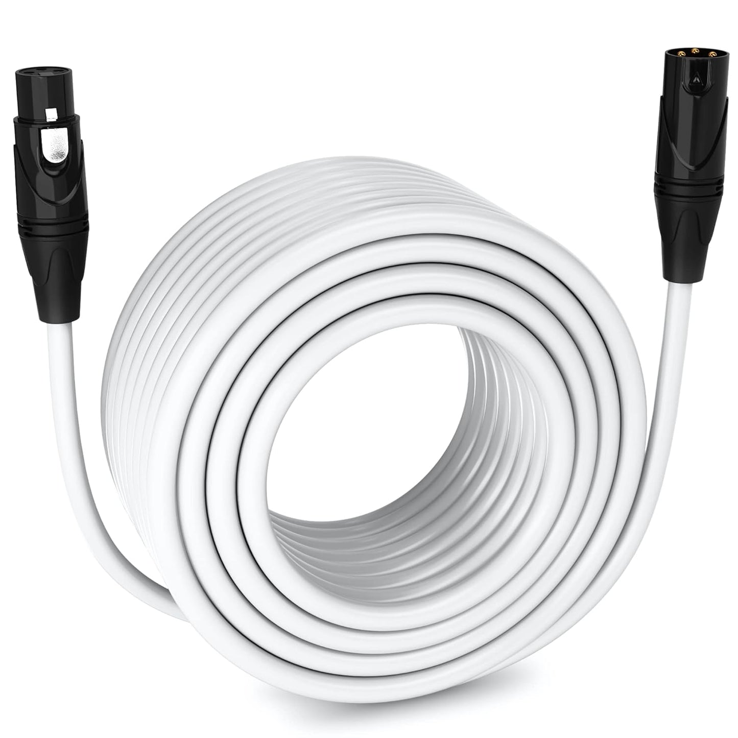 LyxPro 6 Feet XLR Microphone Cable Balanced Male to Female 3 Pin Mic Cord for Powered Speakers Audio Interface Professional Pro Audio Performance and Recording Devices - Blue