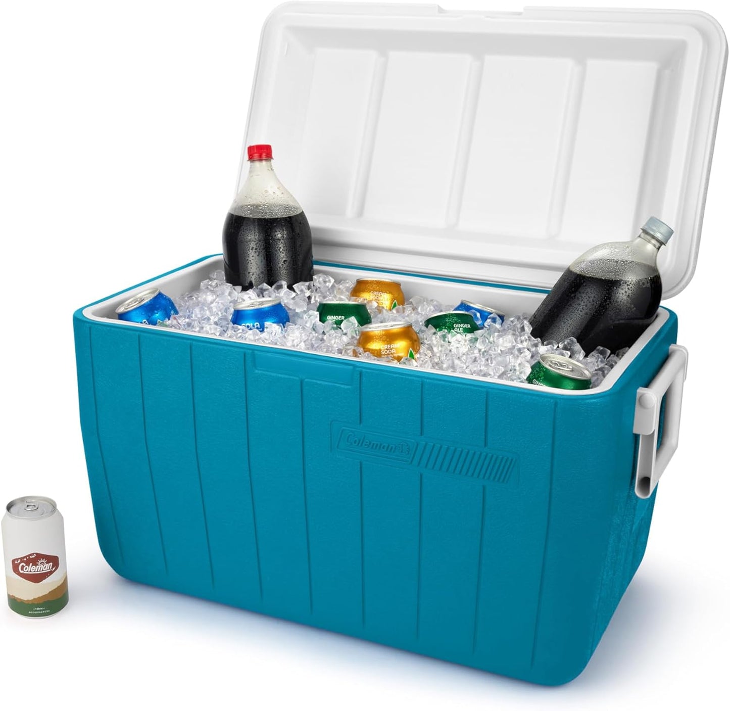 Coleman Chiller Series Insulated Portable Cooler, Hard Cooler with Ice Retention & Handle - Great for Camping, Tailgating, Beach, Picnic, Groceries, Boating & More