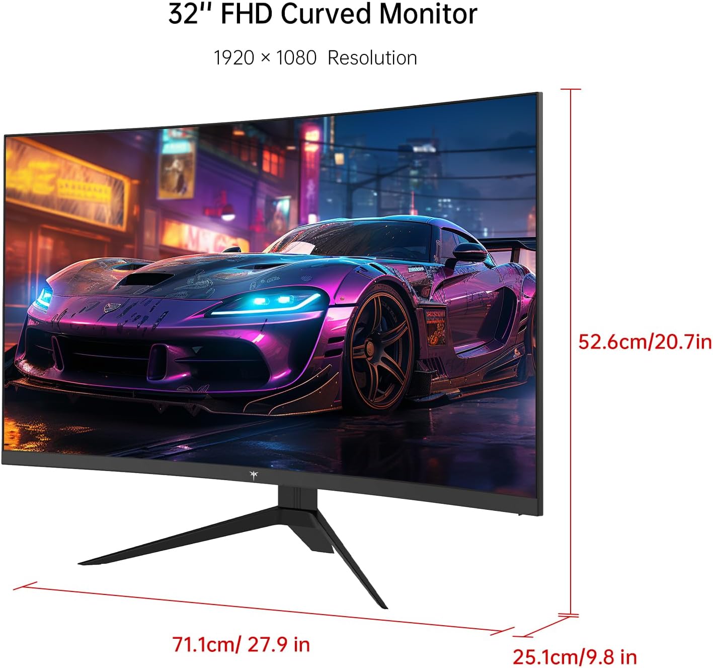 KTC 32 Inch 2K Computer Monitor, IPS 1440p Monitor with Ultra-Thin Bezels, HDR10, Freesync/G-sync, HDMI/DP Ports, Tilt Adjustable, Eyecare, Ideal for Business, Office, and Casual Gaming