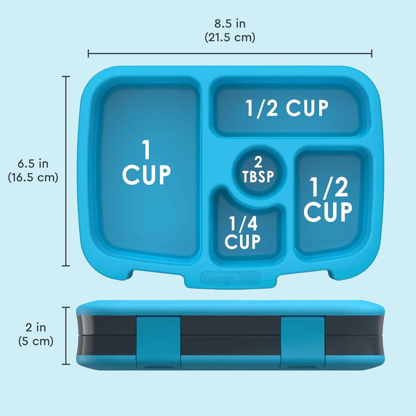 Bentgo Kids Prints Leak-Proof, 5-Compartment Bento-Style Kids Lunch Box - Ideal Portion Sizes for Ages 3 to 7 - BPA-Free, Dishwasher Safe, Food-Safe Materials - 2021 Collection (Llamas)