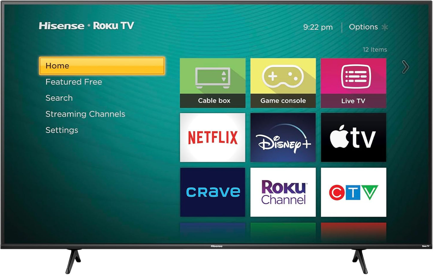 Hisense 58R63N-58 inch 4K UHD HDR LED Roku Smart TV-2024