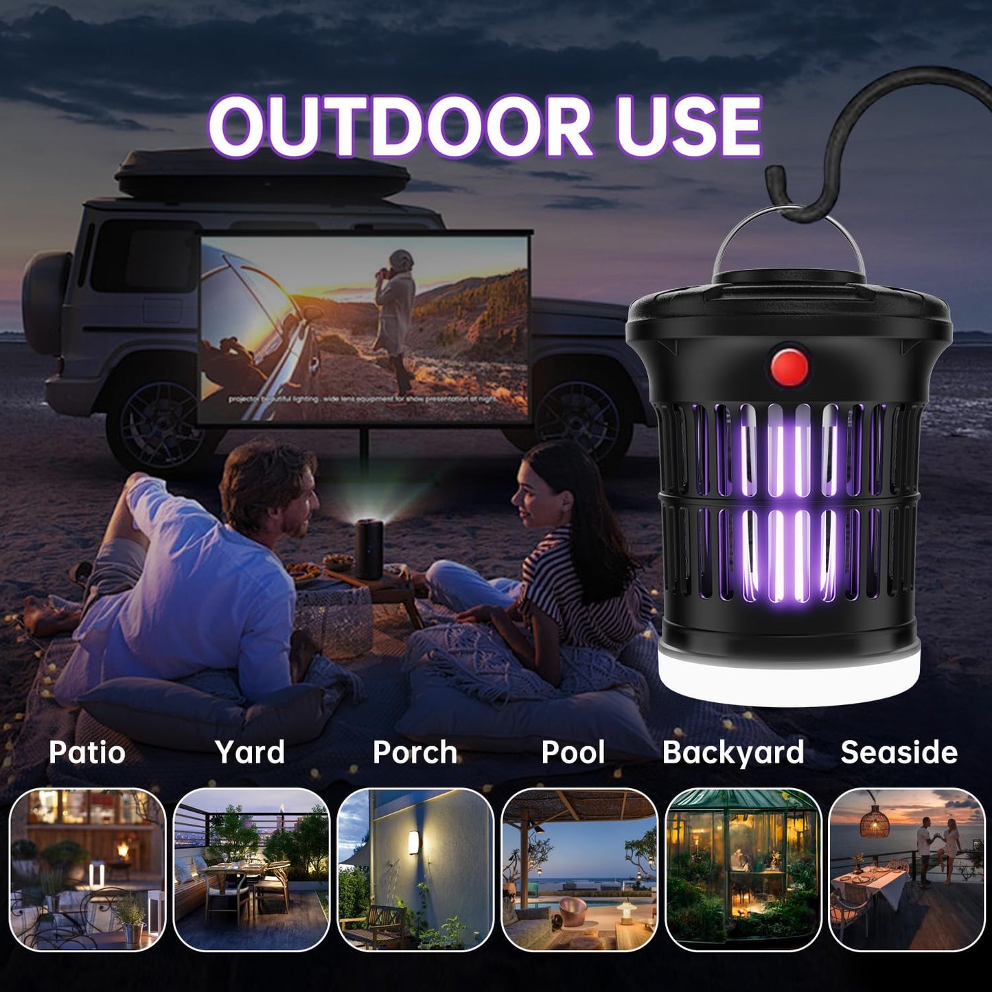 Bug Zapper Mosquito Zapper Outdoor,30W Mosquito Killer Outdoor IPX4 Waterproof, High Powered 4200V Electric Mosquito Zapper, Fly Trap for Home Garden Patio