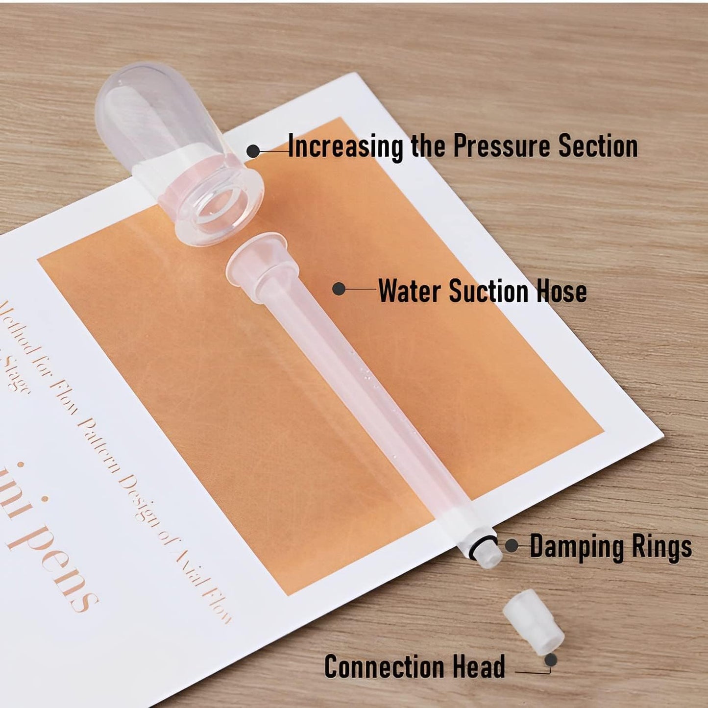 Fountain Pen Cleaning Kit,New Efficient Pen Nibs Cleaner,Suitable for Cleaning Fountain Parker,Lamy,Platinum,Sailor,Pilot-4.9mm