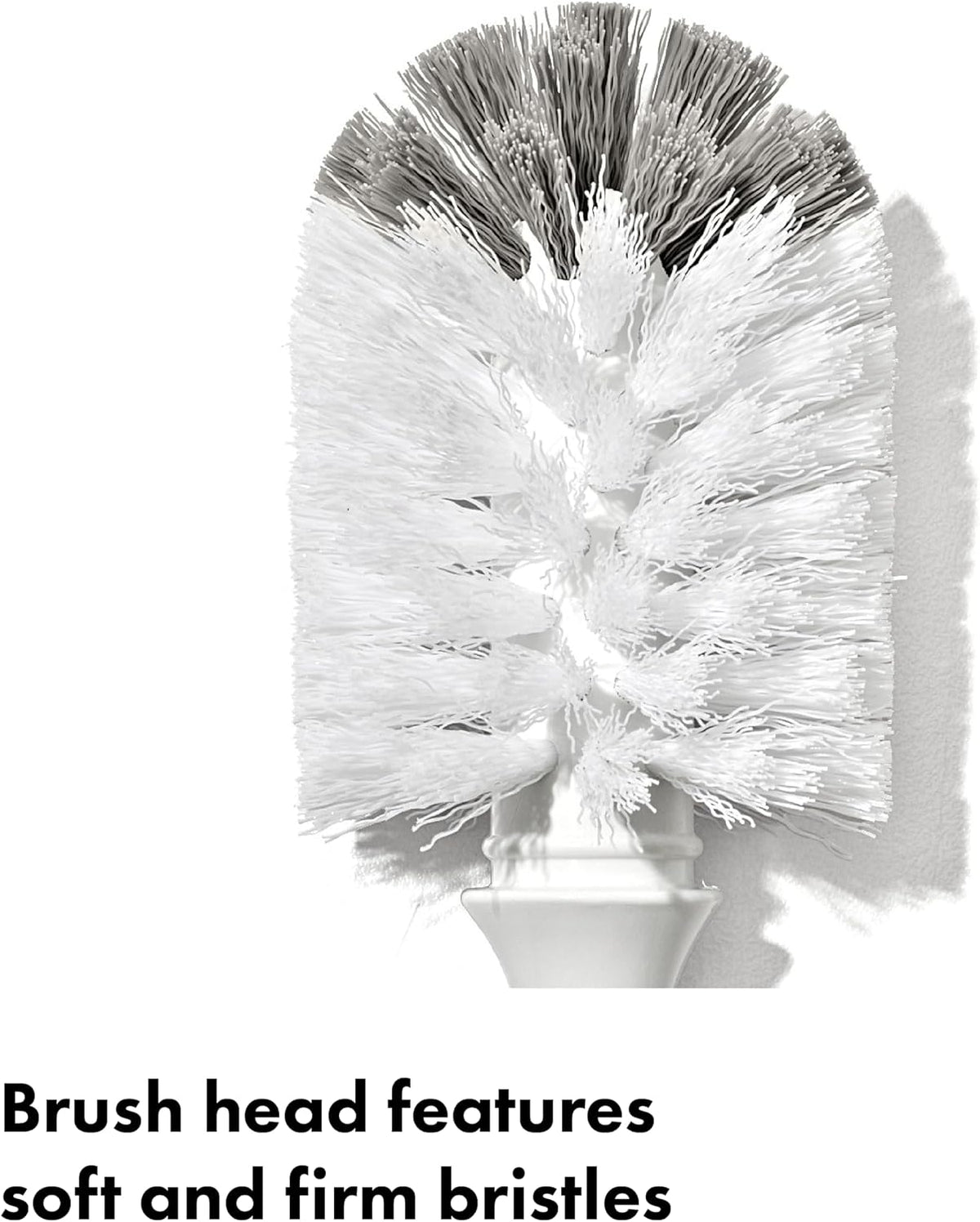 Oxo Tot Bottle Brush with Nipple Cleaner and Stand, Gray
