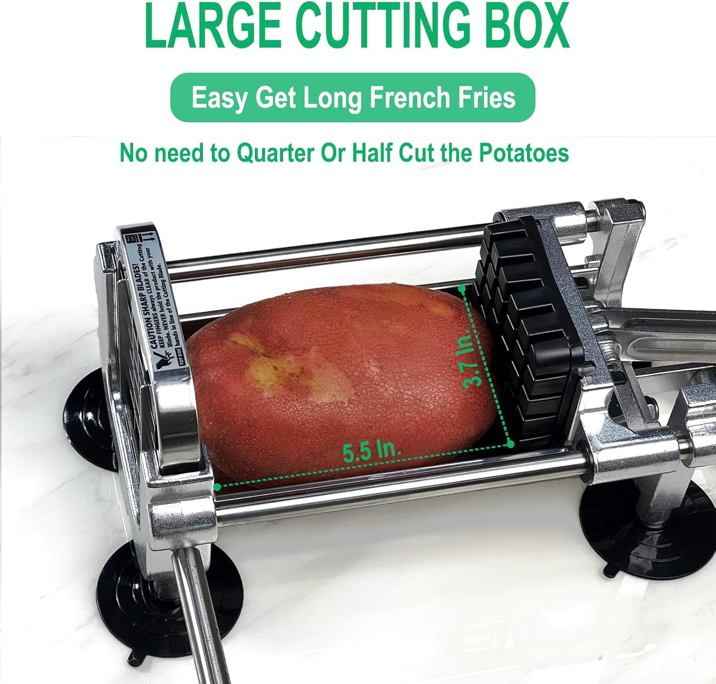 Purilite Select Stainless Steel French Fry Cutter