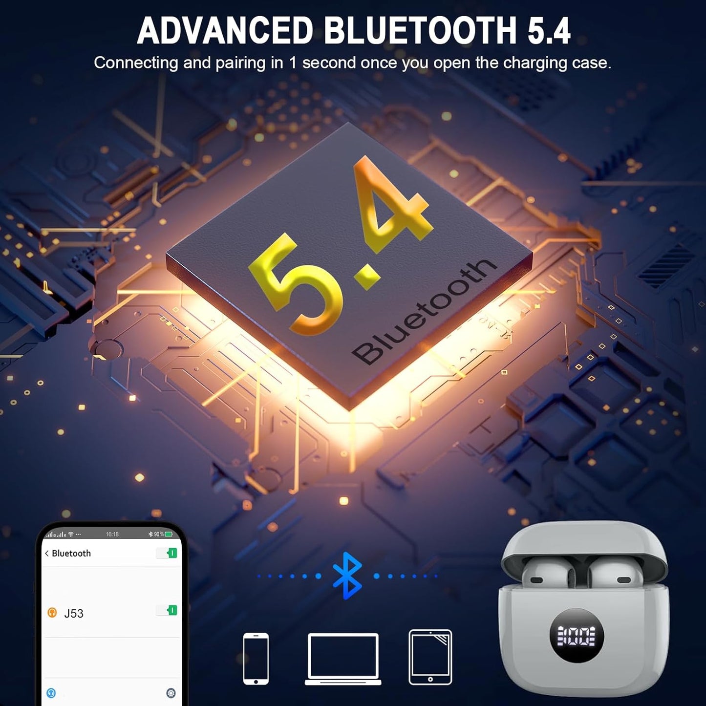 Purilite Select True Wireless Earbuds | Next-Gen Audio with Smart Touch & 40H Battery