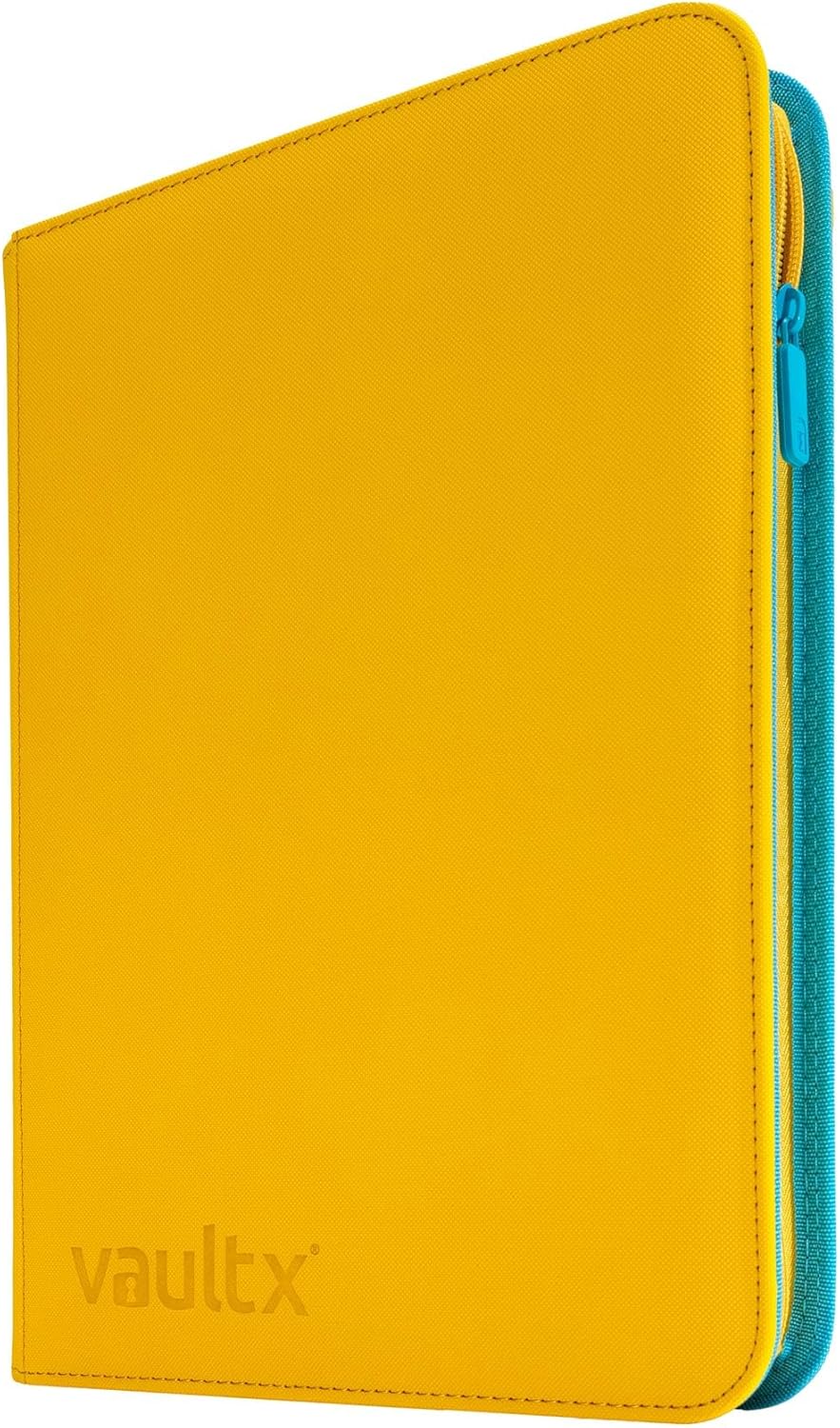 Vault X 12 Pocket Trading Card Zip Binder, 480 Cards, Compatible with Pokemon Scarlet & Violet Set, Exo-Tec Album Material, 20 Side-Loading Pages, Folder for Collectible TCG (SV1)