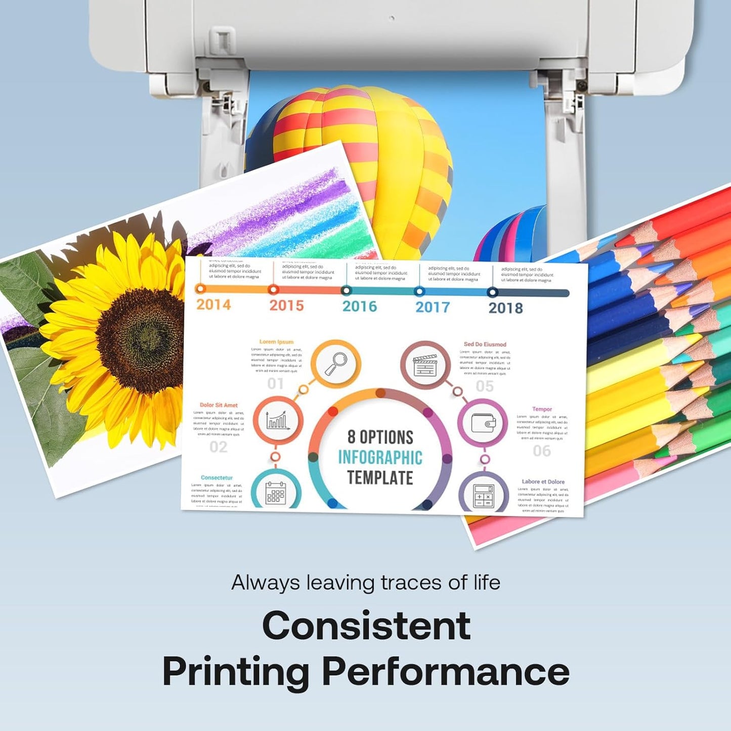 NYNYG 63XL Ink Cartridges Replacement for HP Ink 63 Remanufactured for Deskjet 3630 3632 Envy 4520 4522 Officejet 4650 5252 3830 3833 Printer(1 Black,1 Tri-Color)