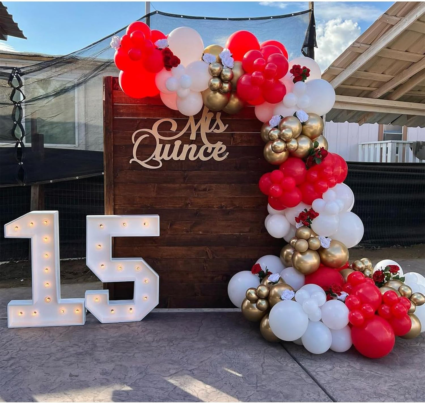 Gold Metallic Chrome Latex Balloon Arch Kit, 102PCS 18In 12In 10In 5In Arch Garland For Festival Picnic, Engagement, Wedding, Birthday Party, Gold Theme Anniversary Decoration With 33FT Ribbon