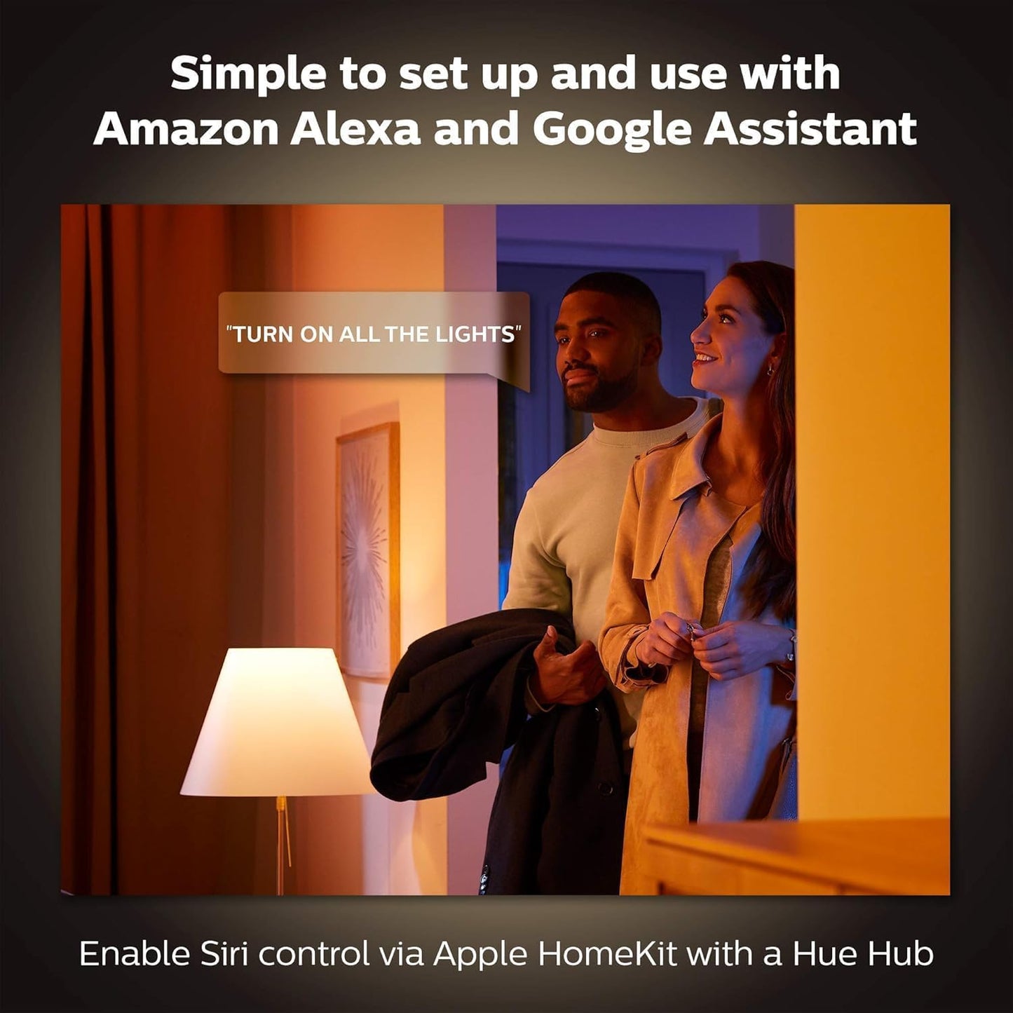 Philips Hue White & Color Ambiance 4" Smart LED Retrofit Can Downlight, Color Changing, Bluetooth & Zigbee Compatible (Hue Hub Optional), Smart Ceiling Lighting