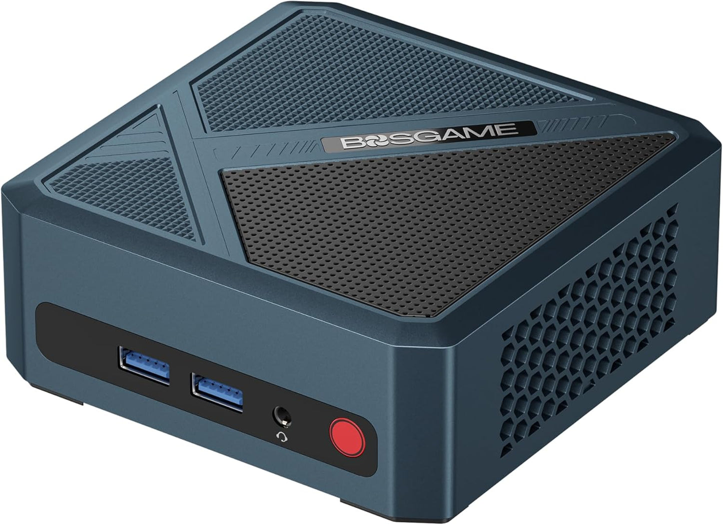 BOSGAME Mini PC P4, Desktop Computers Ryzen 7 5825U PC, Dual LAN Mini Gaming PC,16GB DDR4 RAM, 512GB NVMe SSD, 4K Triple Display, Wi-Fi 6E, Bluetooth 5.2