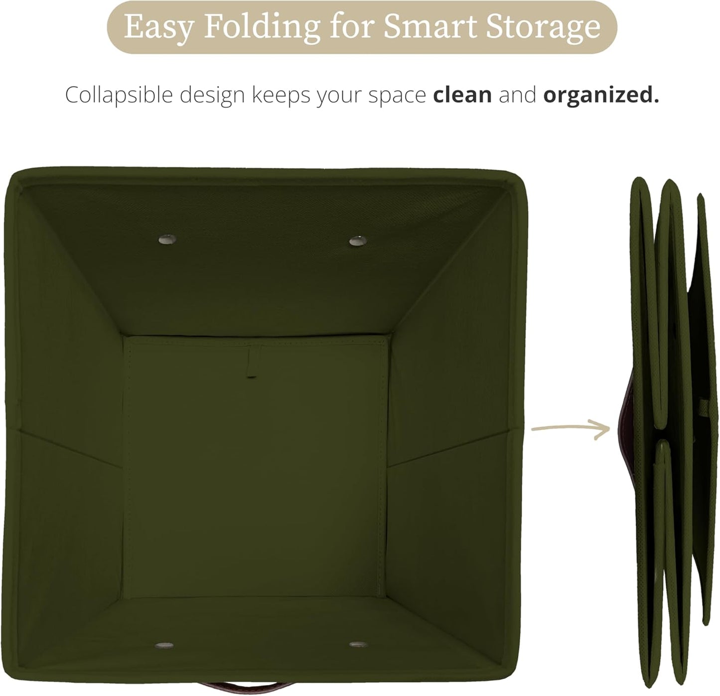 DECOMOMO Cube Storage Bin, Storage Cubes with Labels, Baskets for Shelves Kallax Linen Closet Organizers (Cube 10.5x11"/ 6pcs, Black)