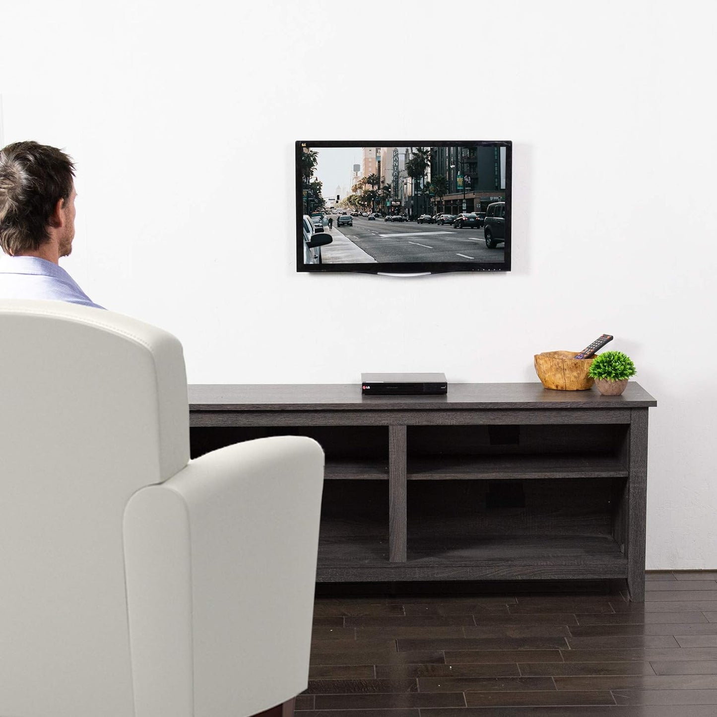VIVO Basic TV Wall Mount Bracket for 23 to 37 inch Screens, Max 200x200mm VESA with Removable Mounting Plate, Black, MOUNT-VW2X2A