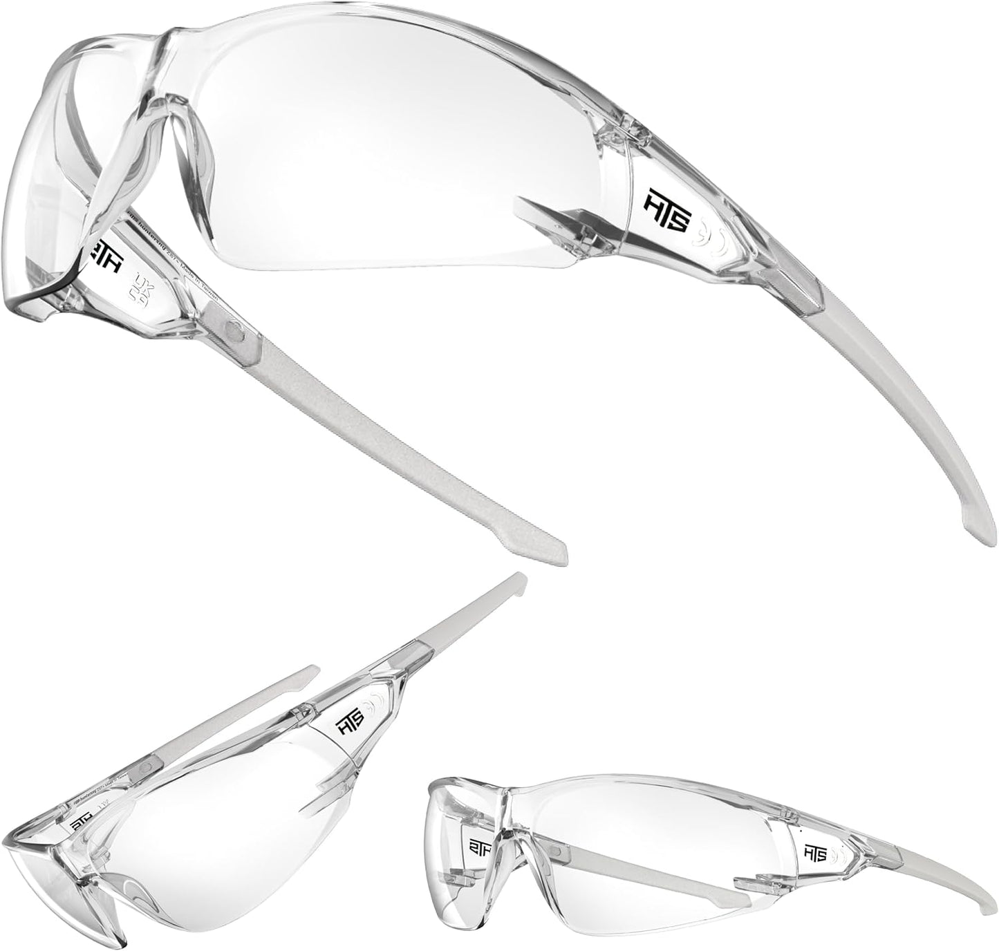 S239 Protective Clear gray small Safety Glasses women men protecting eyes from wind dust pickleball bike riding cycling running