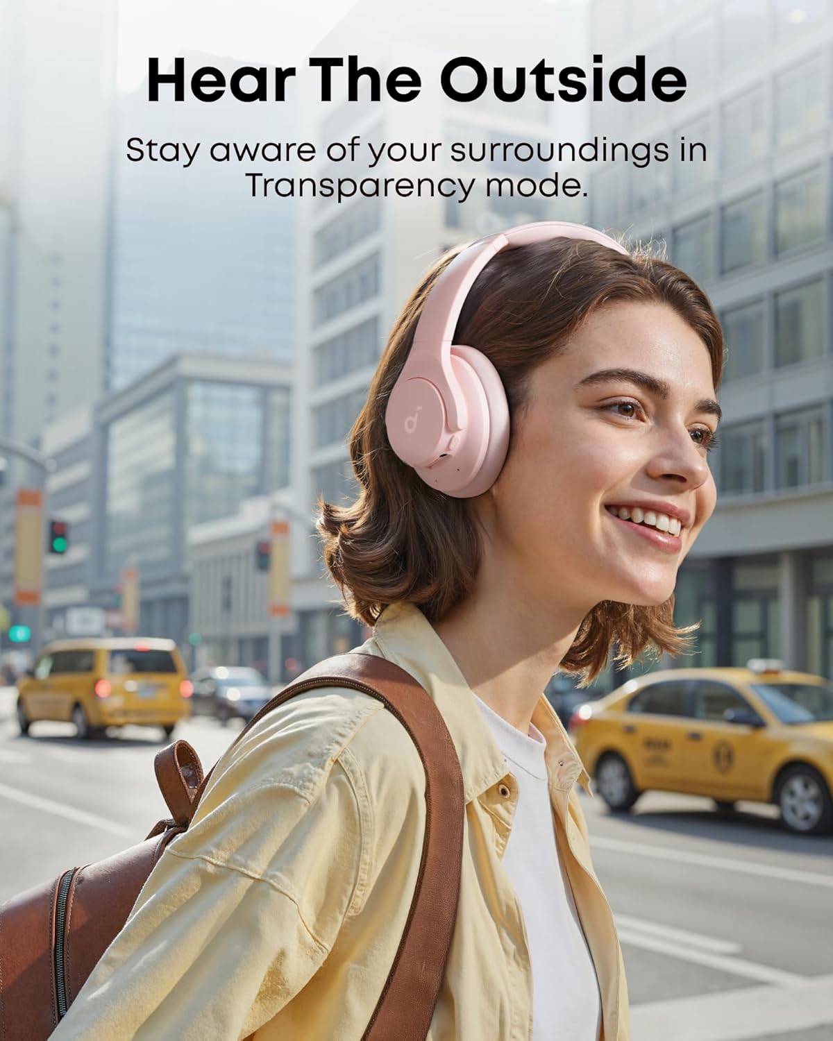 soundcore by Anker Q20i Hybrid Active Noise Cancelling Headphones, Wireless Over-Ear Bluetooth, 40H Long ANC Playtime, Hi-Res Audio, Big Bass, Customize via an App, Transparency Mode, Ideal for Travel