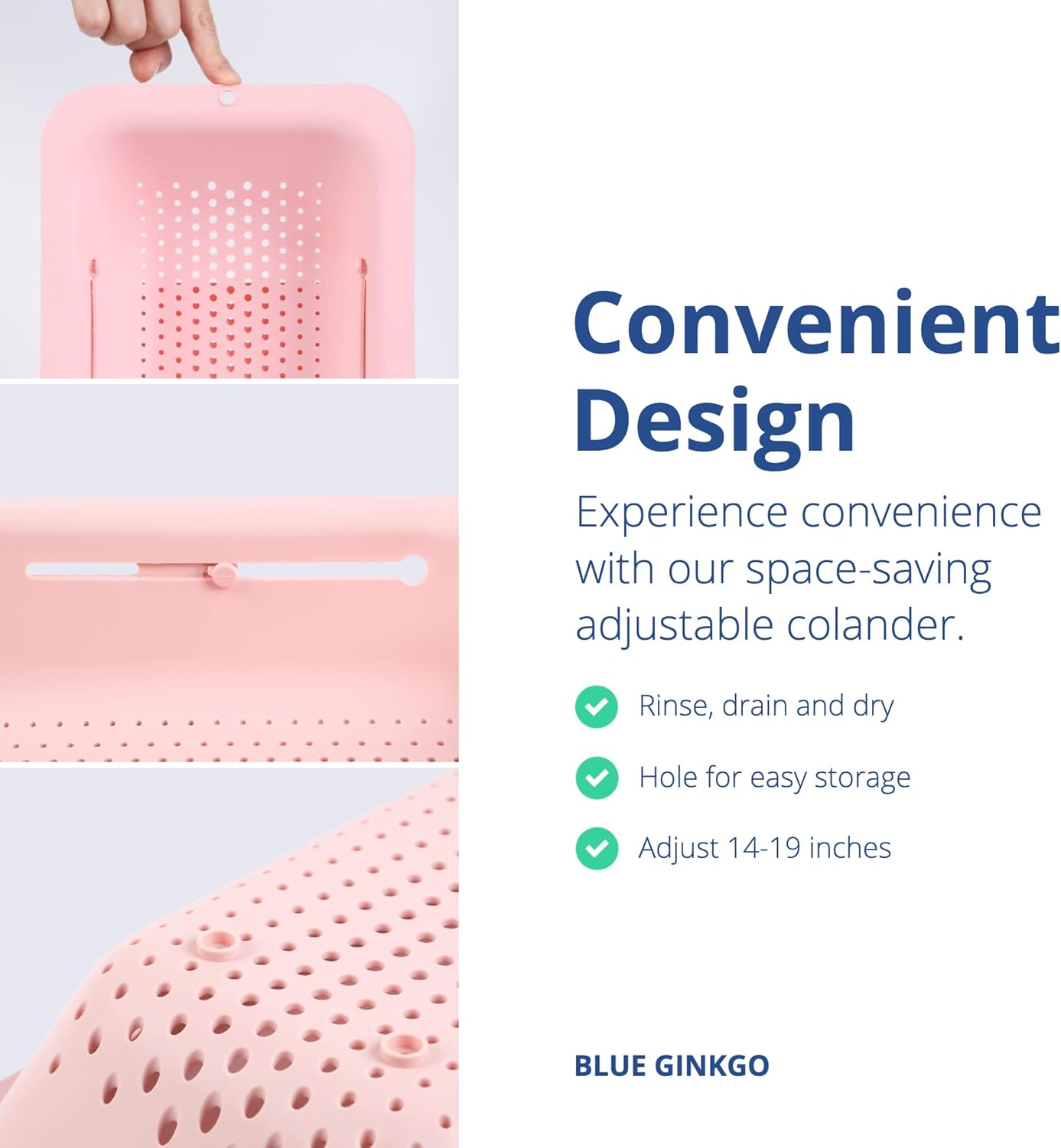 Purilite Select Expandable Sink Colander