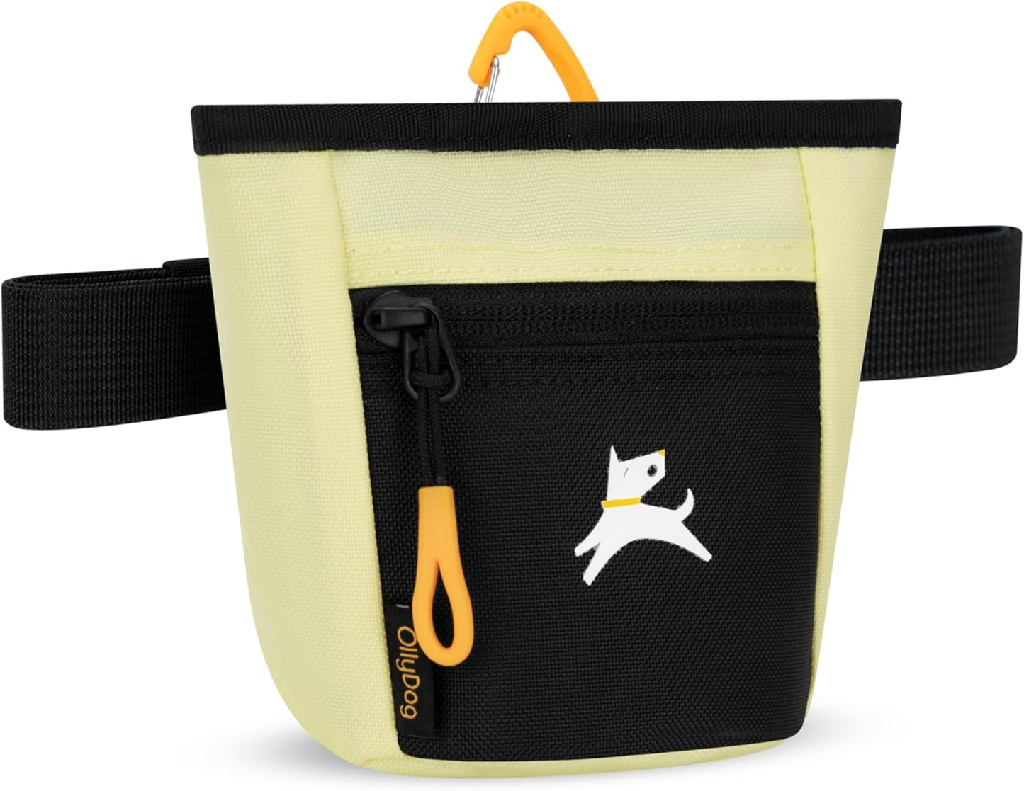 OllyDog Goodie Treat Bag, Dog Treat Pouch, Waist Belt Clip for Hands-Free Training, Magnetic Closure, Dog Training and Behavior Aids, Three Ways to Wear (Wet Weather)