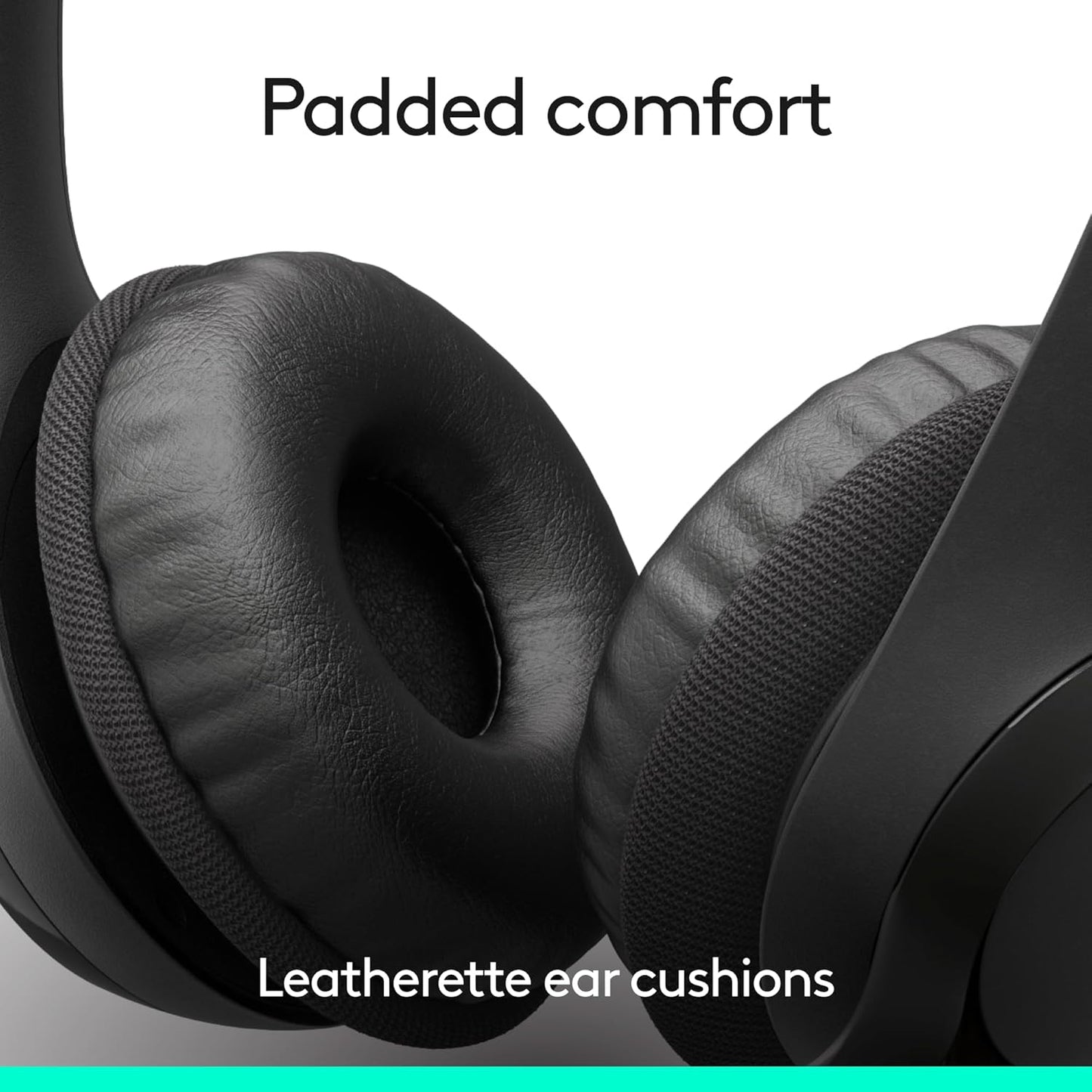 Logitech Zone 301 Wireless Bluetooth Headset with Noise-Canceling Microphone, Compatible with Windows, Mac, Chrome, Linux, iOS, iPadOS, Android – Graphite