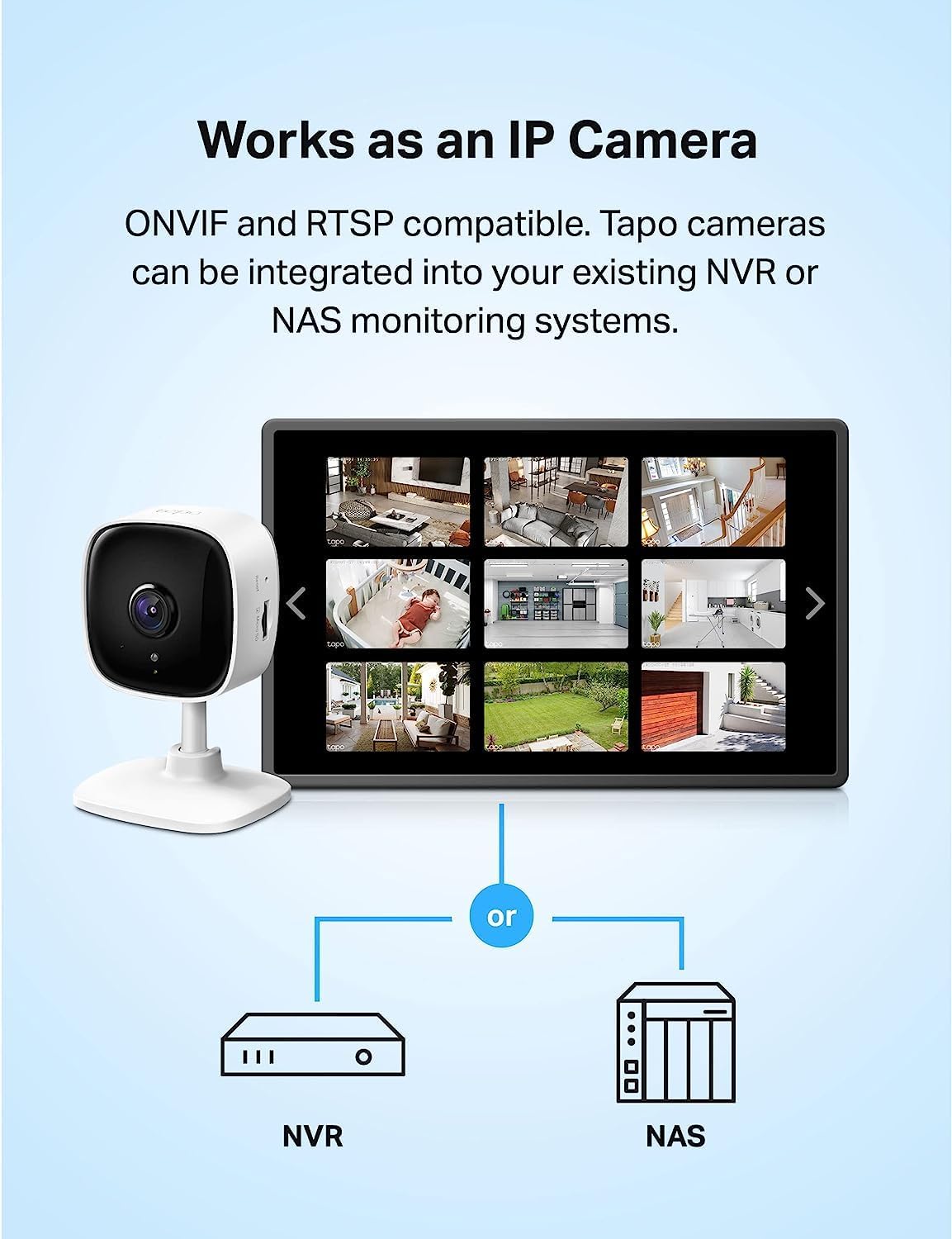 TP-Link Tapo SolarCam 2K, Outdoor Battery Camera w/Solar Panel Base, Wireless Camera, 2K QHD, 150° Super-Wide FOV, Free Person/Vehicle/Pet Detection, SD/Cloud Storage, Starlight Color Night Vision