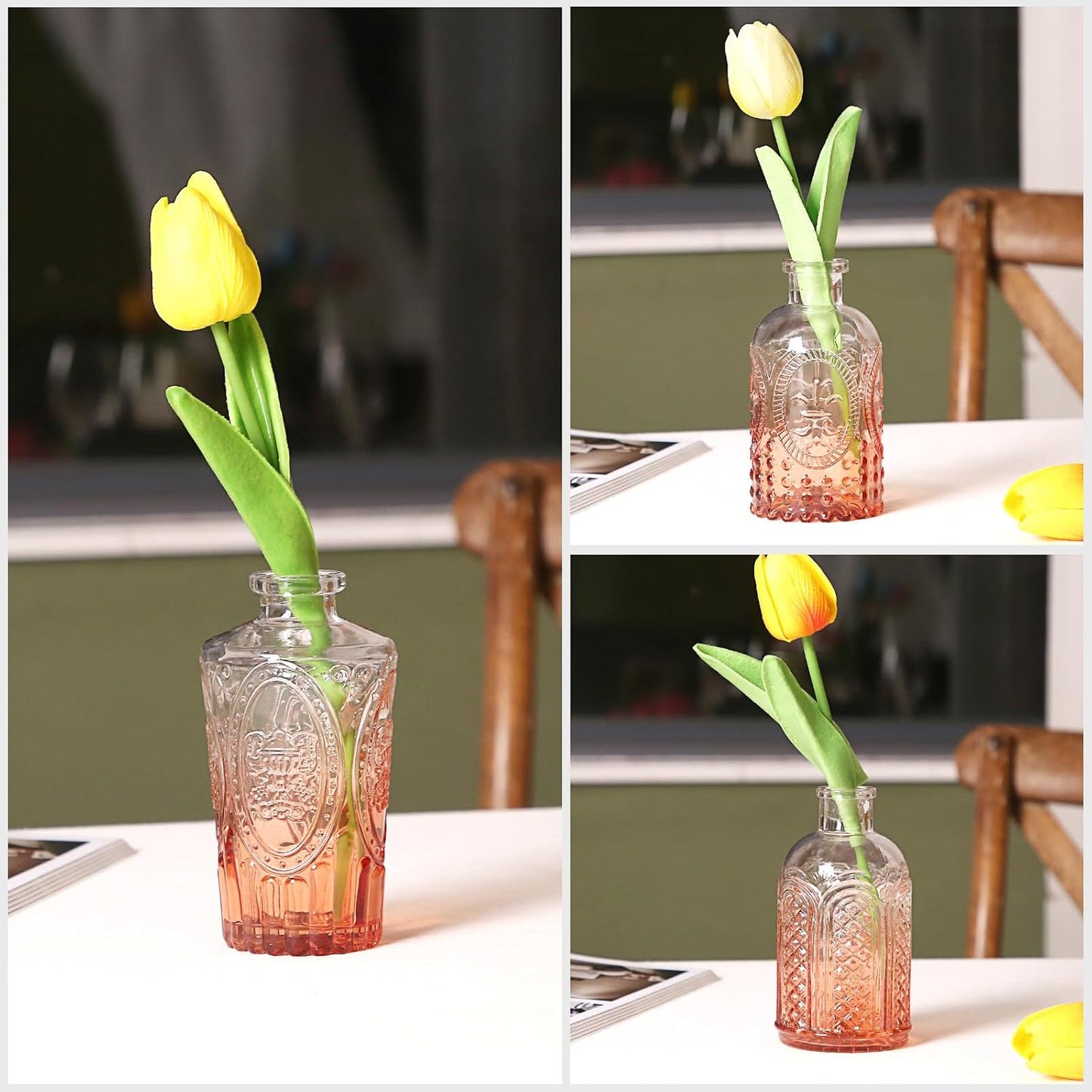 30 Pcs Mini Bud Vases As Wedding Centerpieces for Tables,Clear Bud Vases for Flowers,Small Flower Vases Suitable for Birthday Party,Anniversary,Wedding Reception,Baby Shower