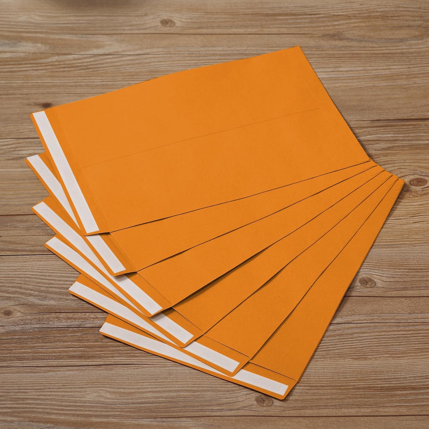 Tanshuqin 9" x 12.75" Self-Seal Catalog Envelopes 32lb Kraft Envelopes for Invitation Cards, Organizing and Storage, Pictures, Photos, Documents (100 PCS)