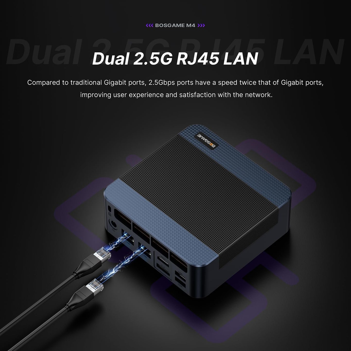 BOSGAME P3 Lite Mini PC, AMD Ryzen 7 6800H Mini Computers, 24GB DDR5, 1TB PCIe SSD, 4K Triple Display & USB4, Dual 2.5G LAN & Wi-Fi 6E & BT5.2, Desktop Computers for Gaming, Office, Design